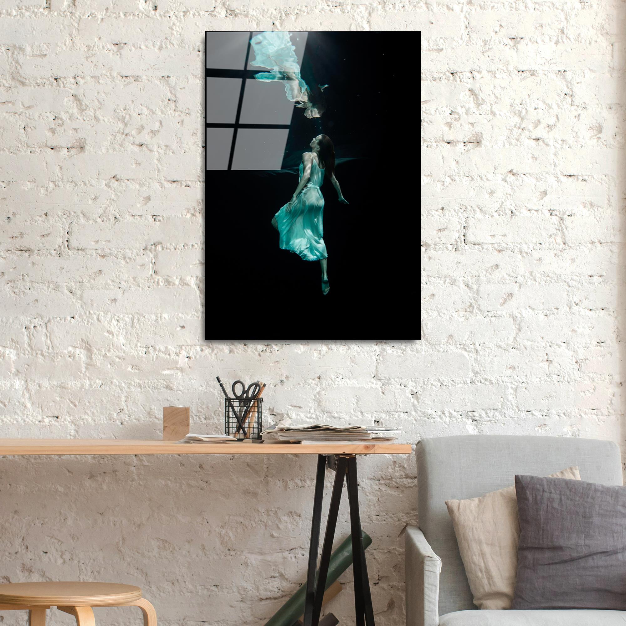 UV-390 Baskılı Cam Dikdörtgen Duvar Tablosu | ByLamp