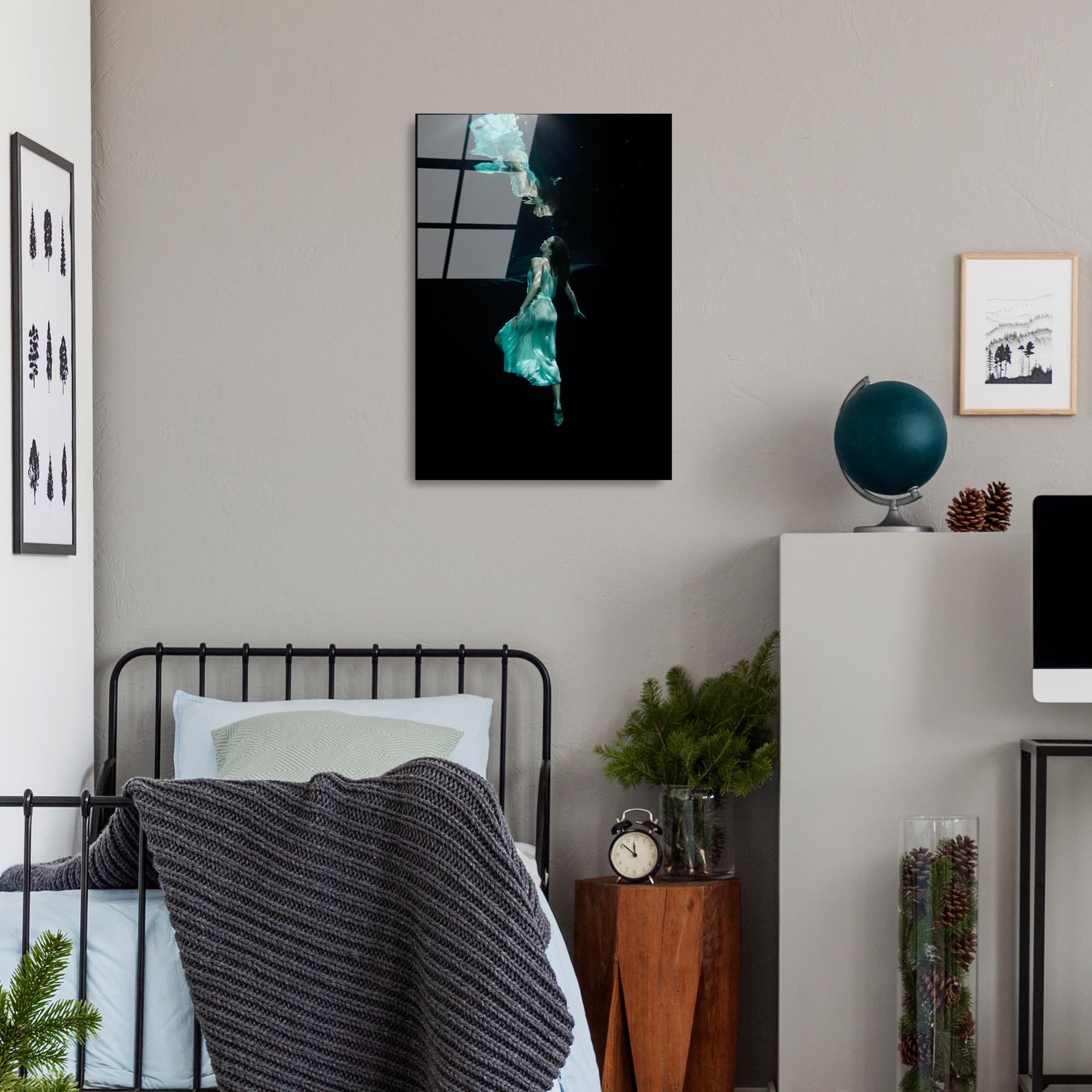 UV-390 Baskılı Cam Dikdörtgen Duvar Tablosu | ByLamp