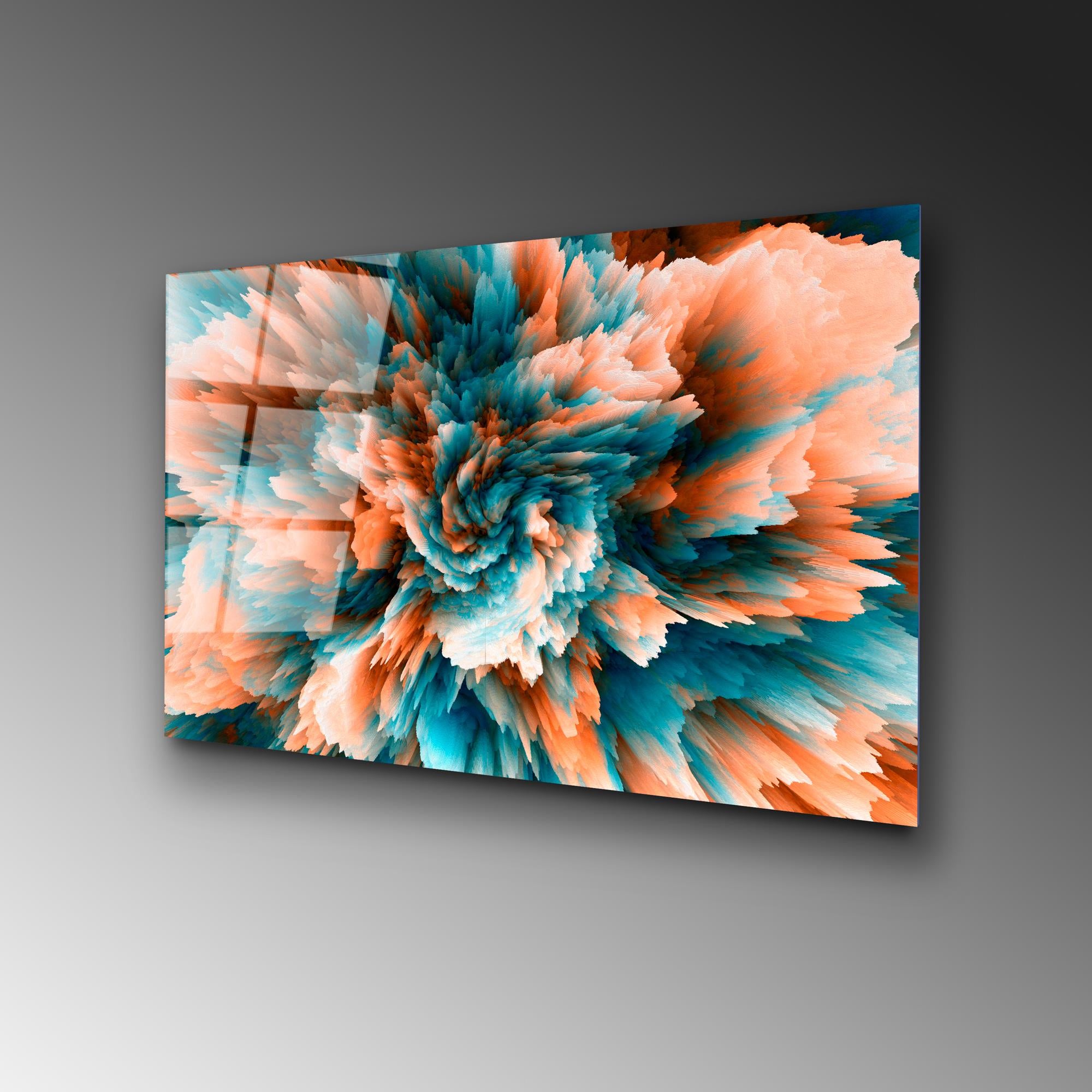 UV-391 Baskılı Cam Dikdörtgen Duvar Tablosu | ByLamp