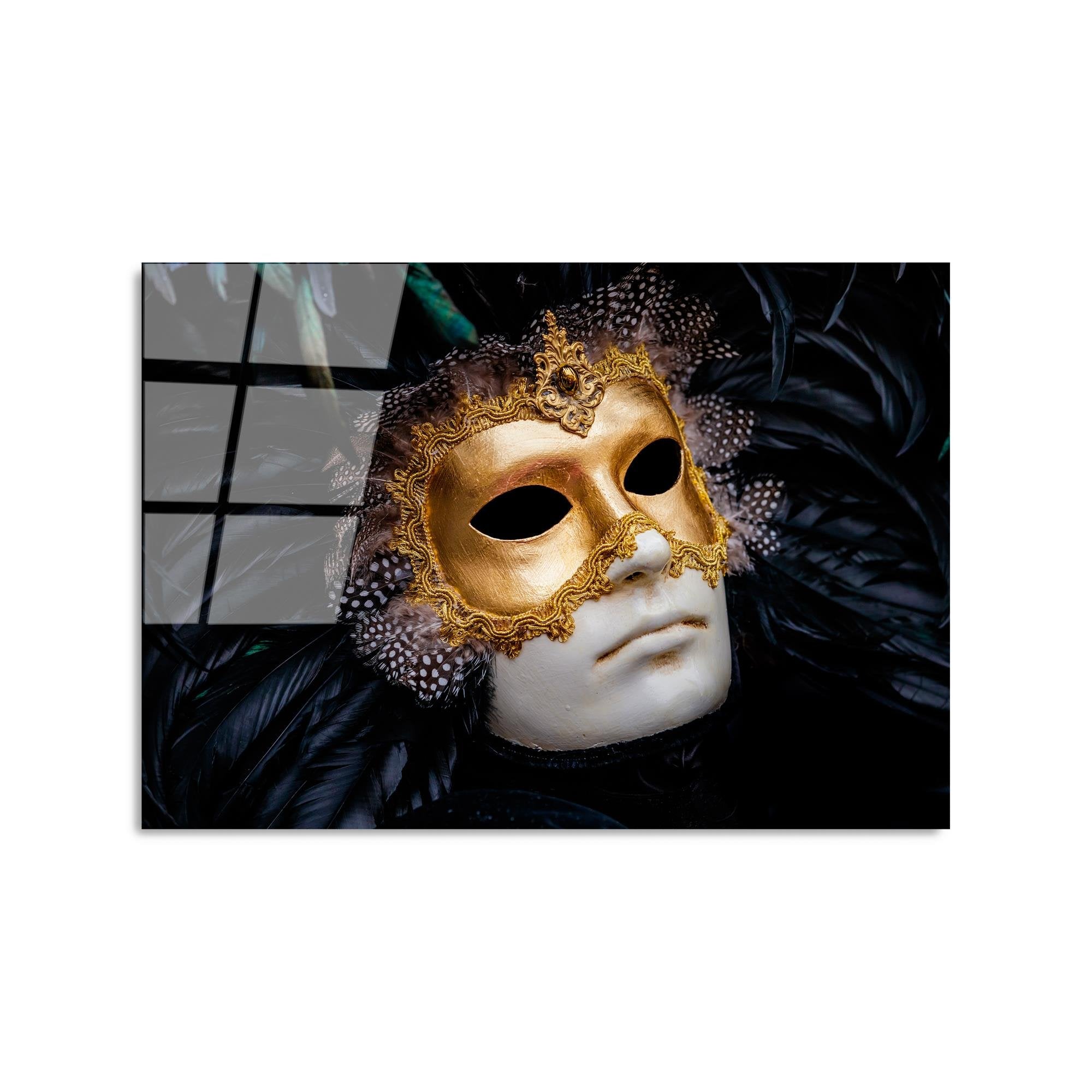 UV-392 Baskılı Cam Dikdörtgen Duvar Tablosu | ByLamp