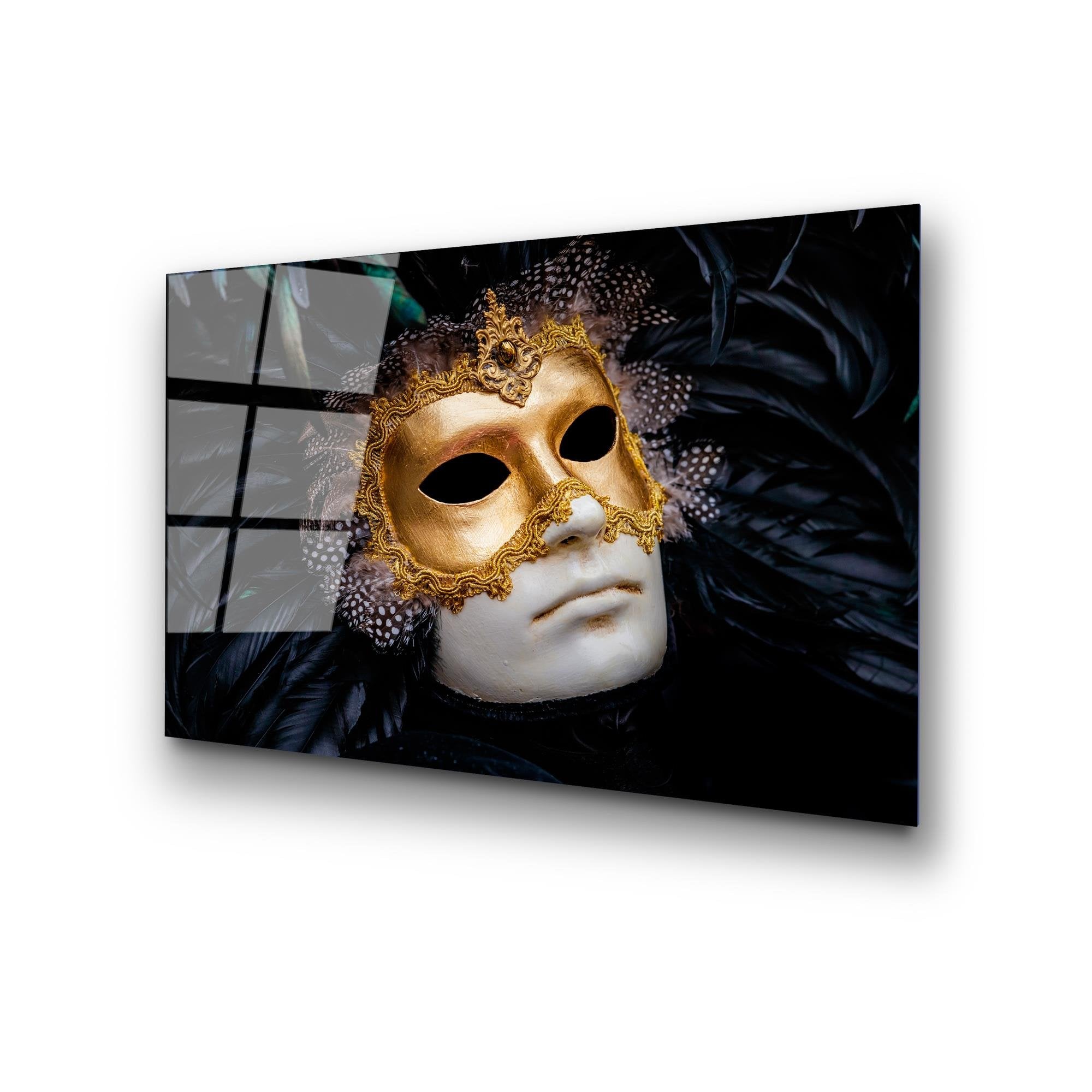 UV-392 Baskılı Cam Dikdörtgen Duvar Tablosu | ByLamp