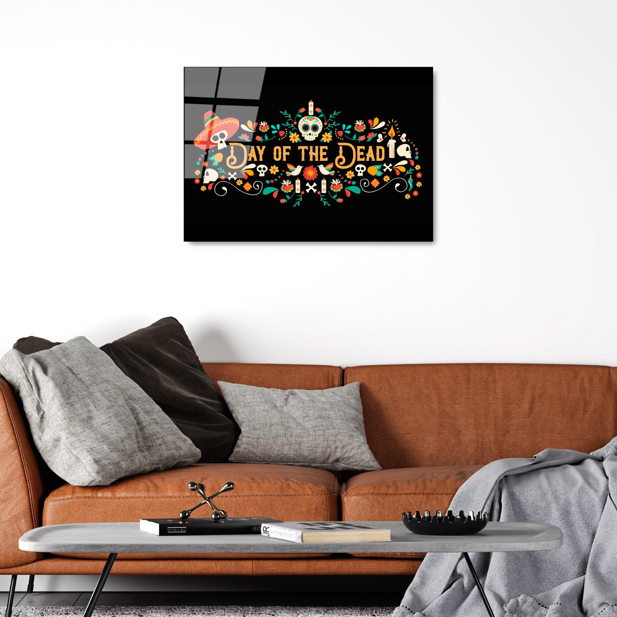 UV-393 Baskılı Cam Dikdörtgen Duvar Tablosu | ByLamp