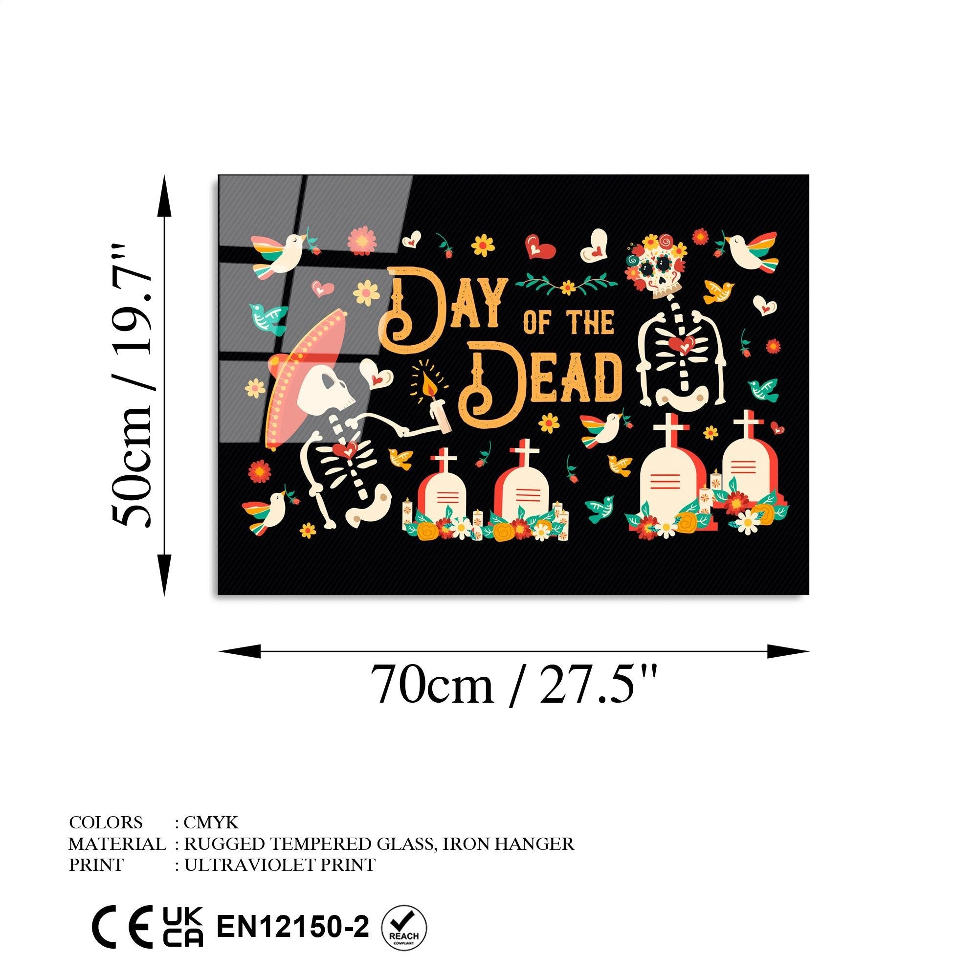 UV-394 Baskılı Cam Dikdörtgen Duvar Tablosu | ByLamp