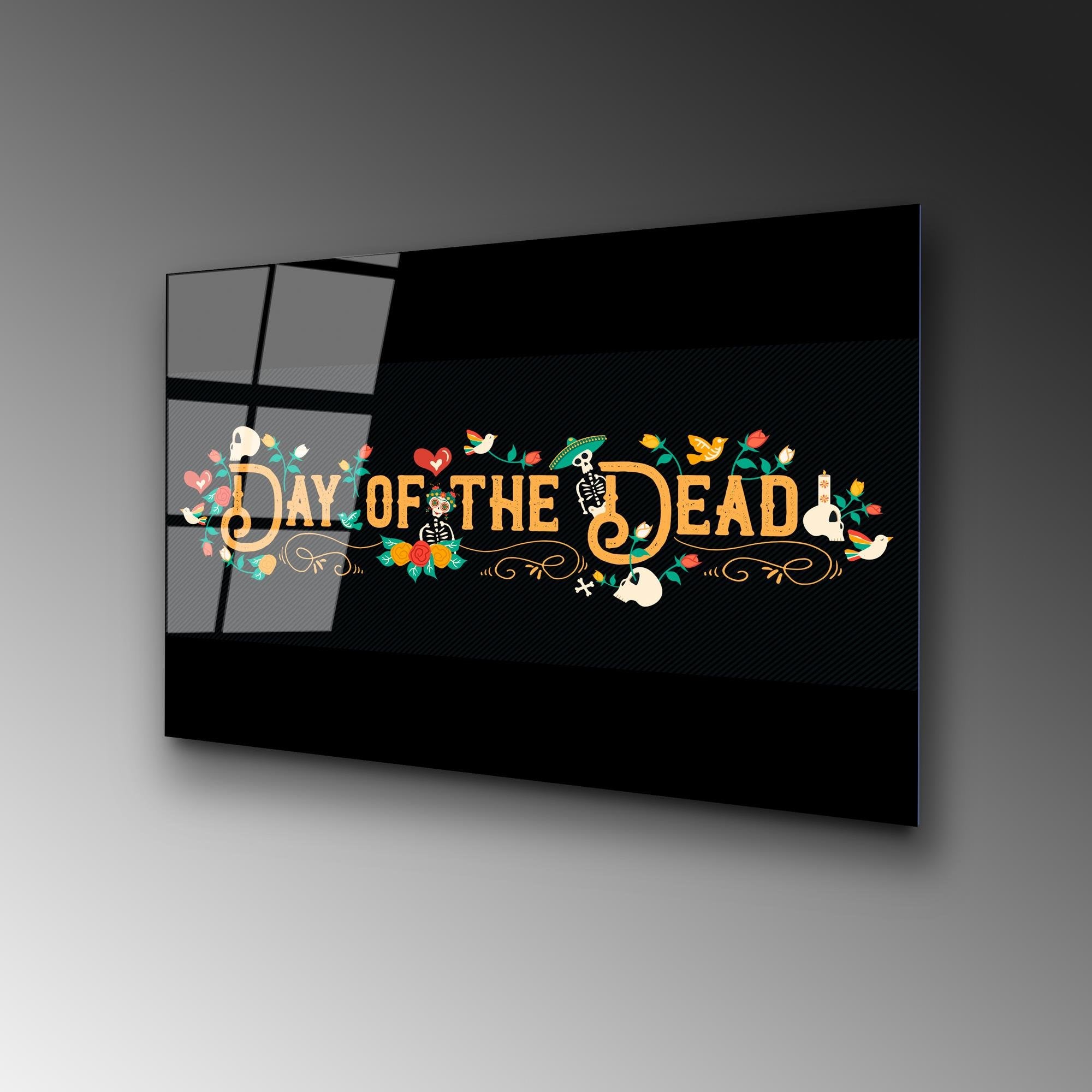 UV-395 Baskılı Cam Dikdörtgen Duvar Tablosu | ByLamp