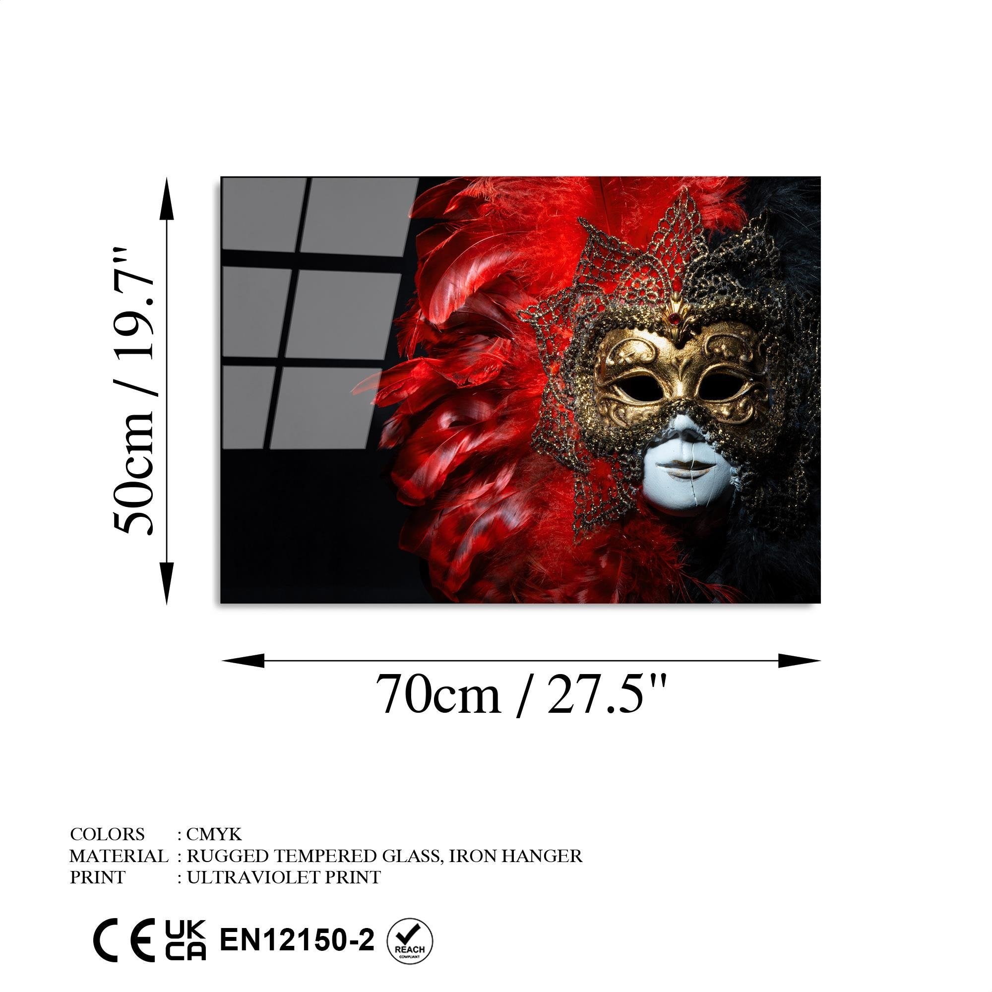 UV-399 Baskılı Cam Dikdörtgen Duvar Tablosu | ByLamp