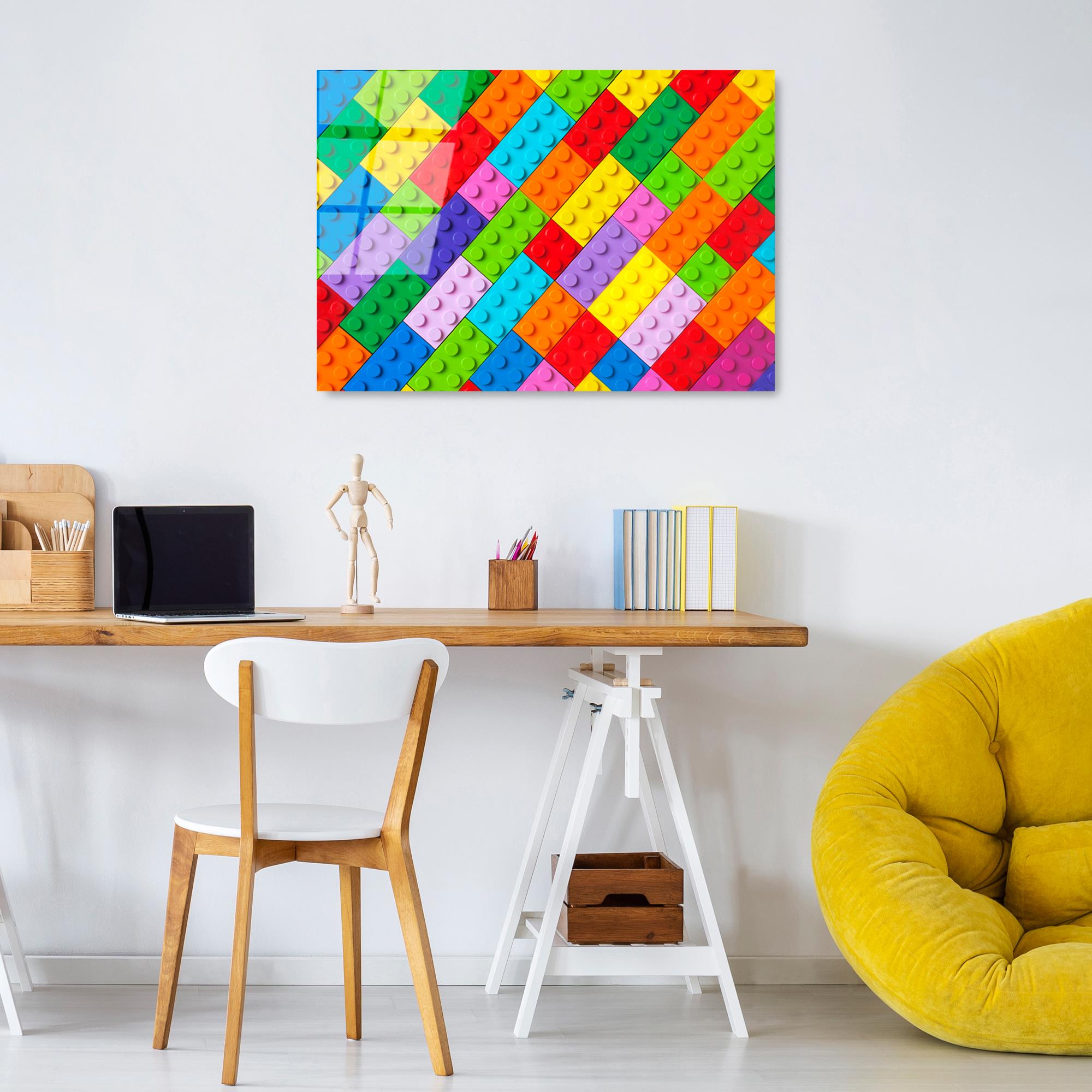 UV-400 Baskılı Cam Dikdörtgen Duvar Tablosu | ByLamp