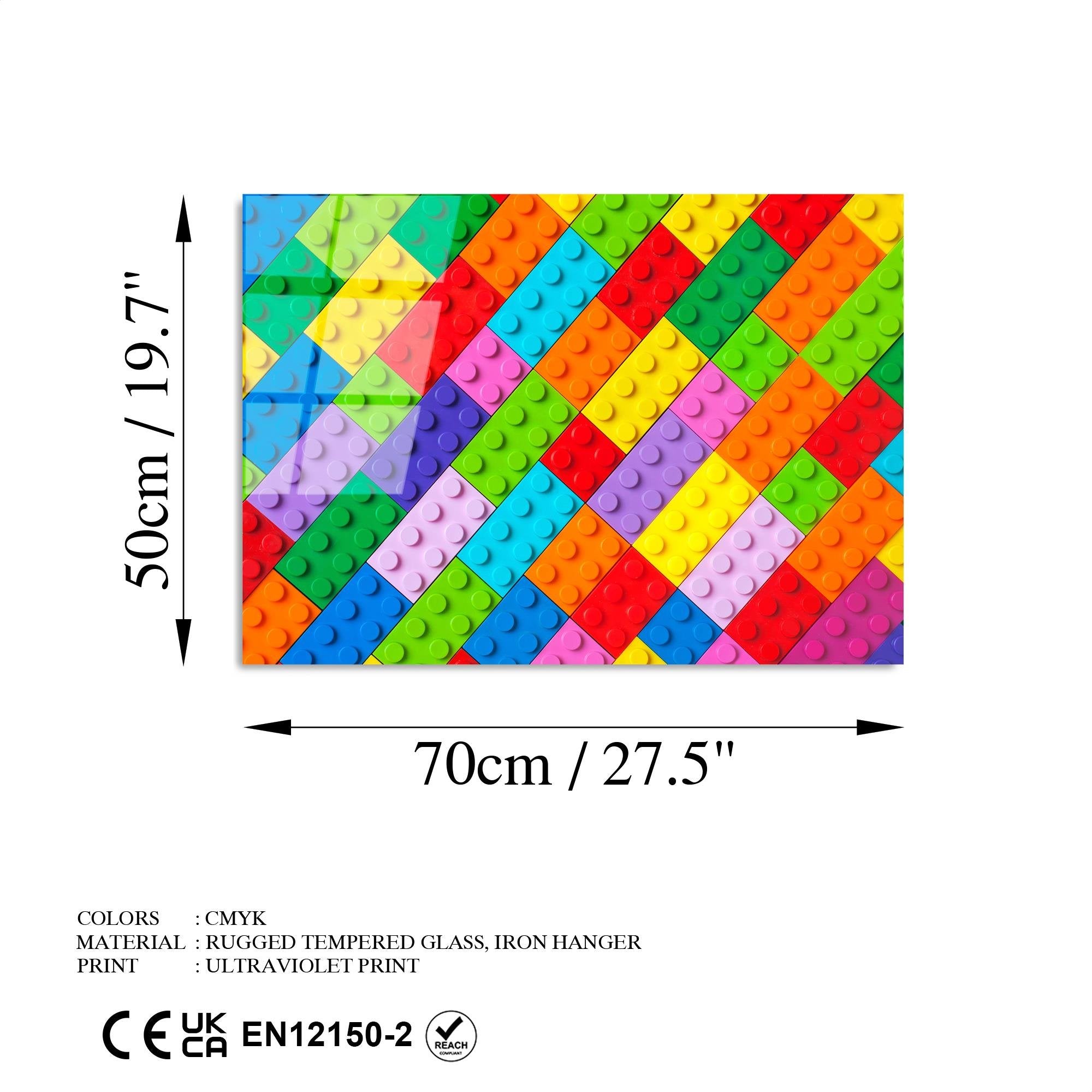 UV-400 Baskılı Cam Dikdörtgen Duvar Tablosu | ByLamp