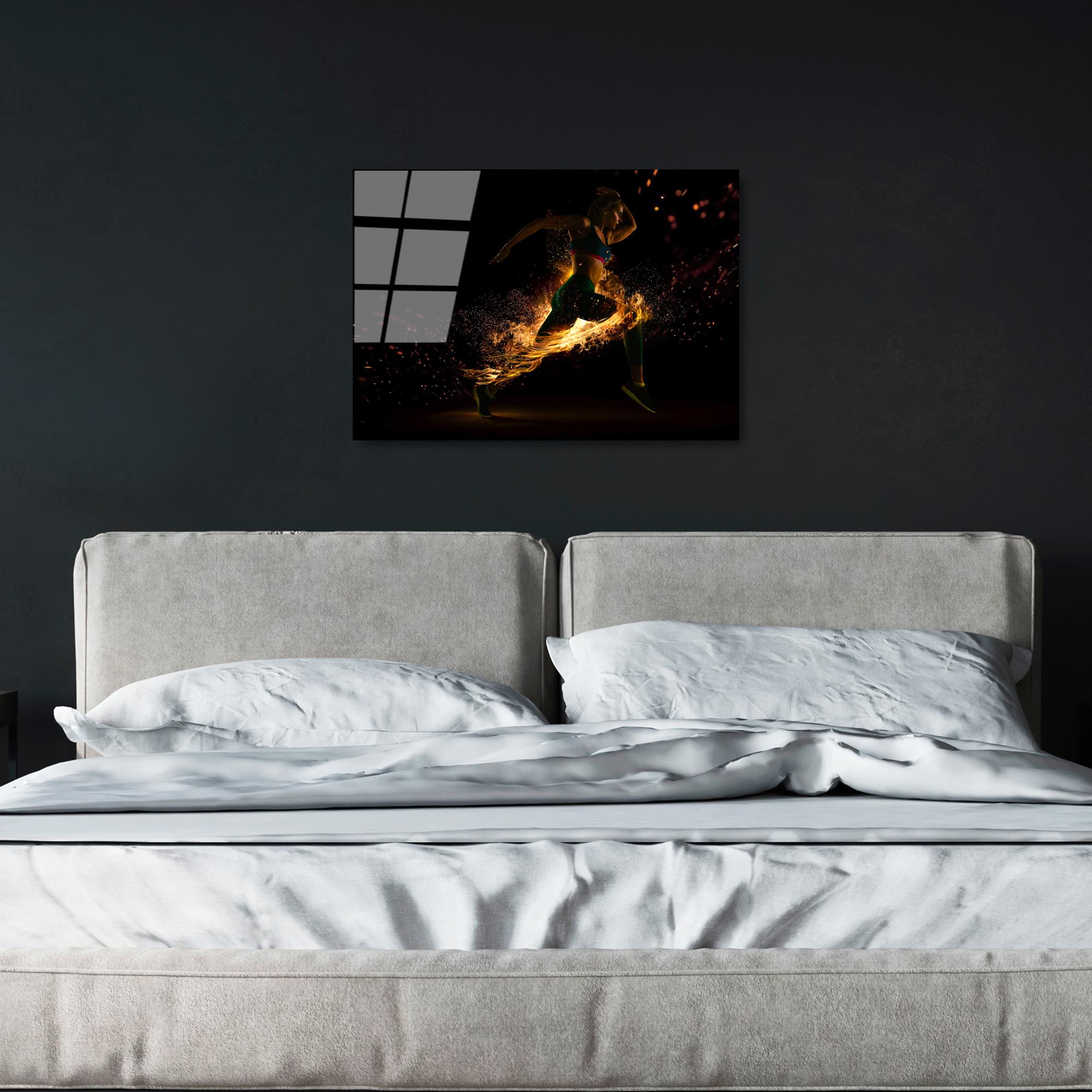 UV-401 Baskılı Cam Dikdörtgen Duvar Tablosu | ByLamp