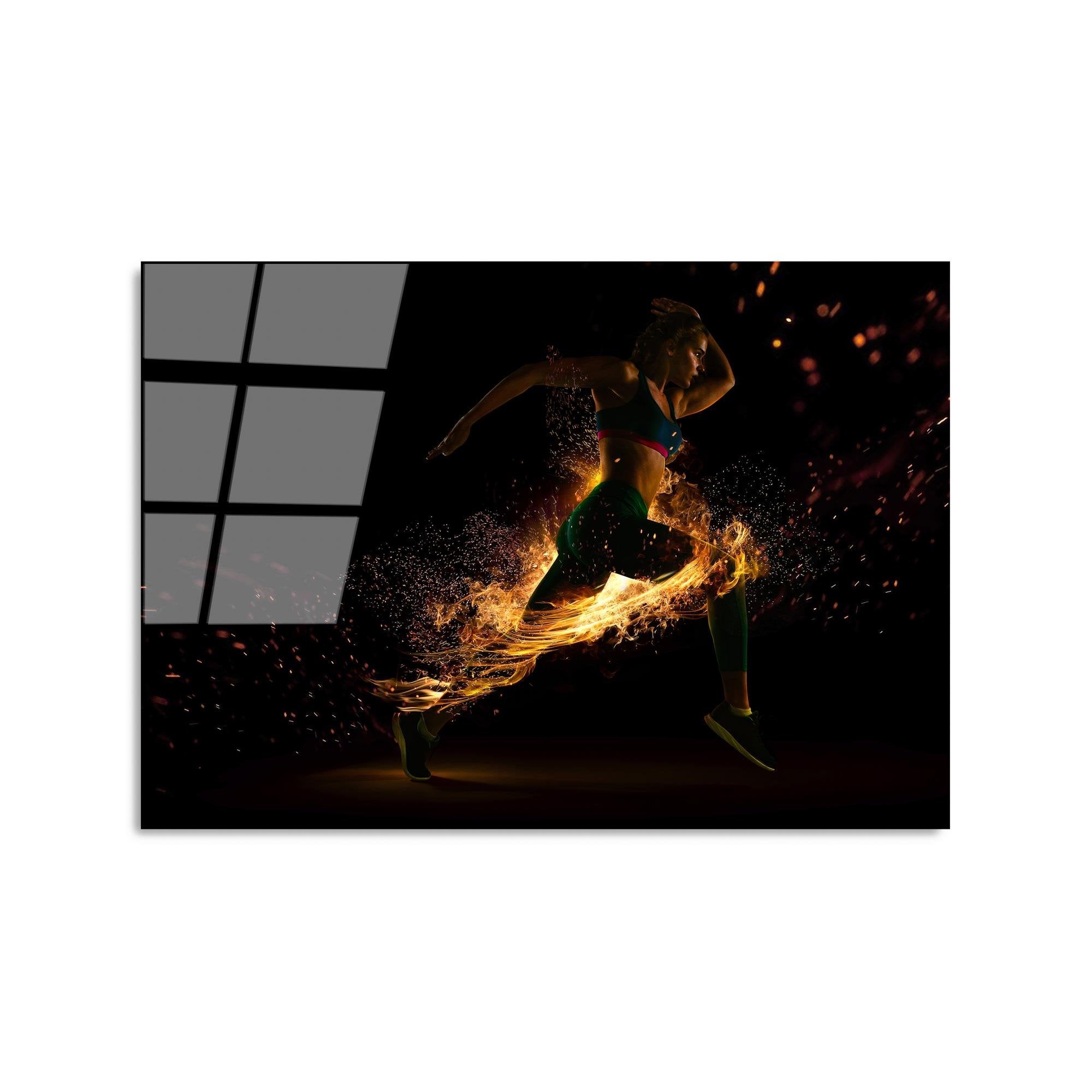 UV-401 Baskılı Cam Dikdörtgen Duvar Tablosu | ByLamp