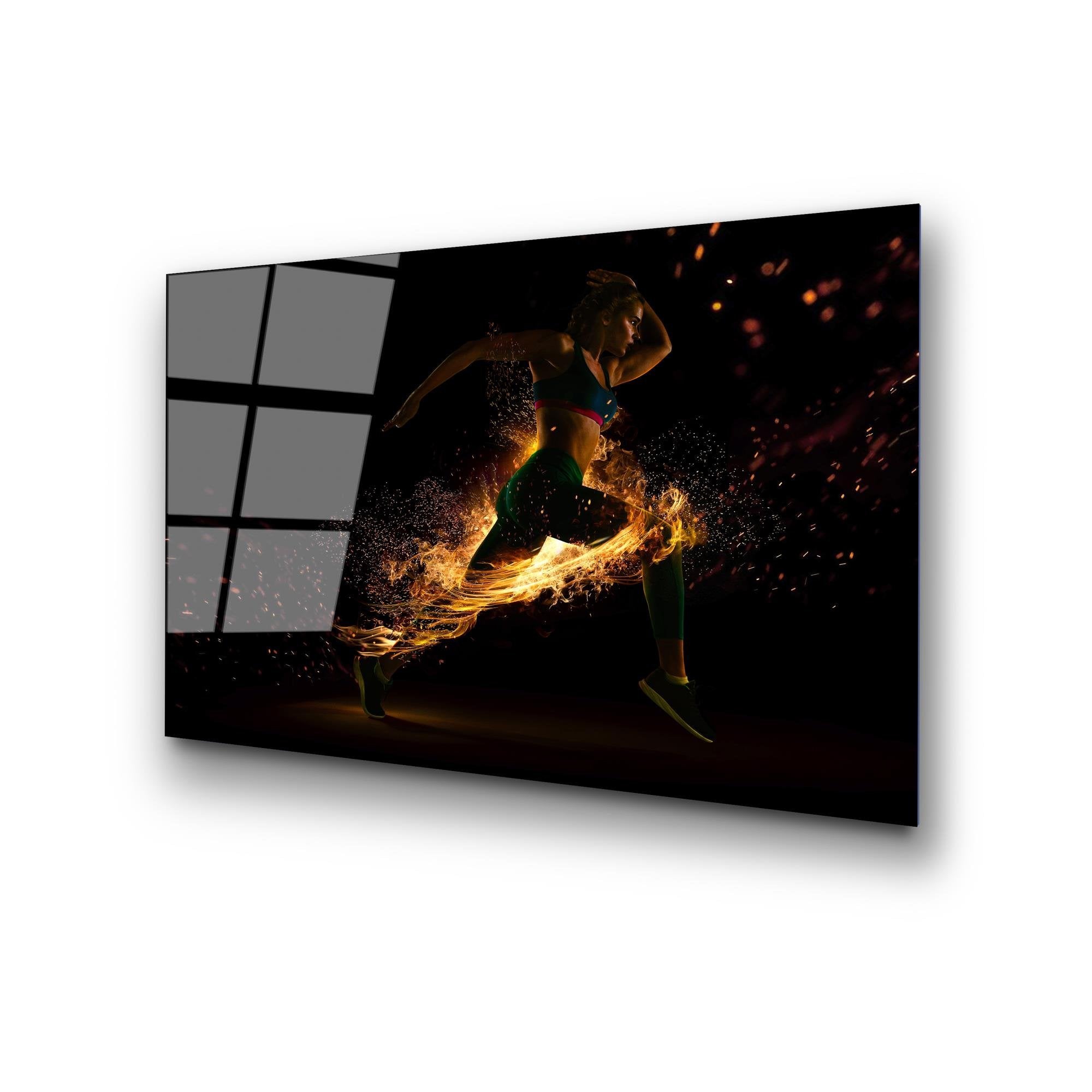 UV-401 Baskılı Cam Dikdörtgen Duvar Tablosu | ByLamp