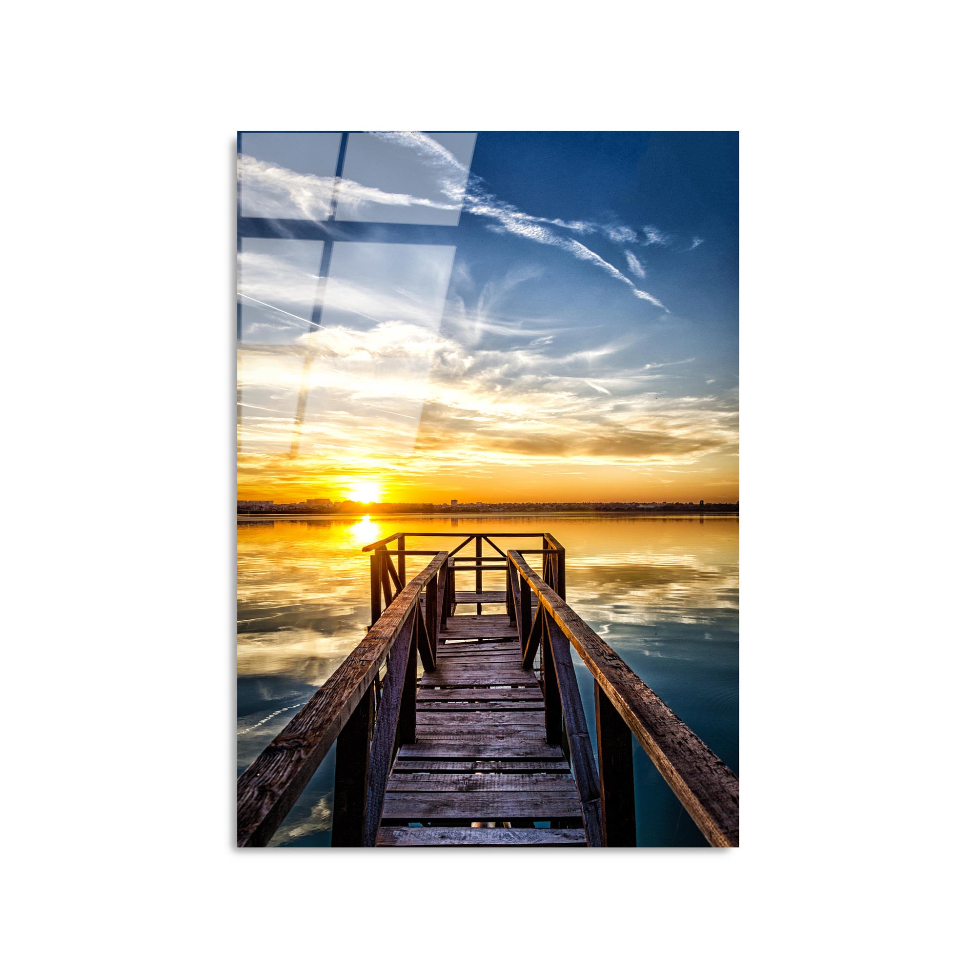 UV-402 Baskılı Cam Dikdörtgen Duvar Tablosu | ByLamp