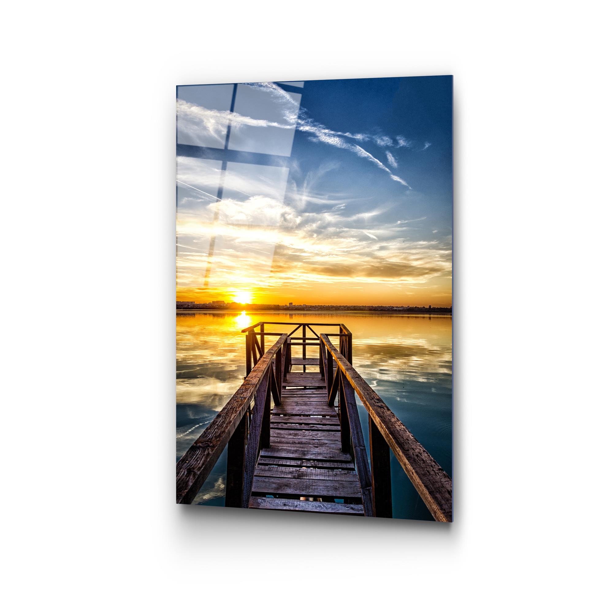 UV-402 Baskılı Cam Dikdörtgen Duvar Tablosu | ByLamp