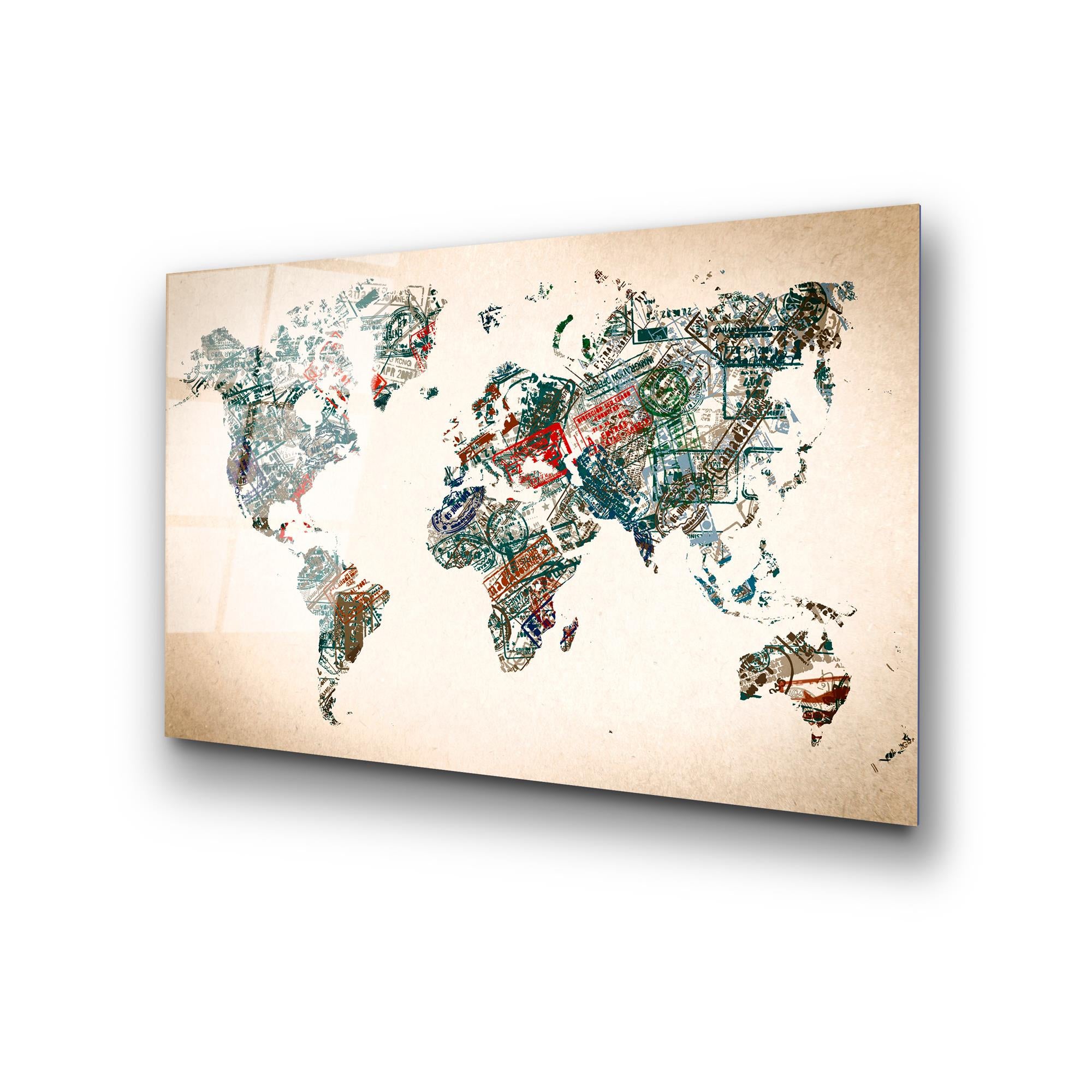 UV-407 Baskılı Cam Dikdörtgen Duvar Tablosu | ByLamp