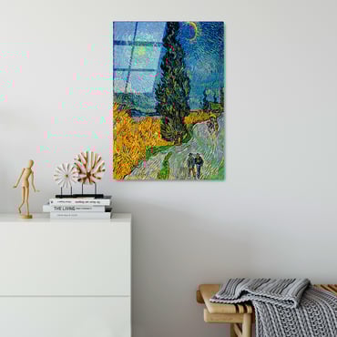 UV-408 Baskılı Cam Dikdörtgen Duvar Tablosu | ByLamp