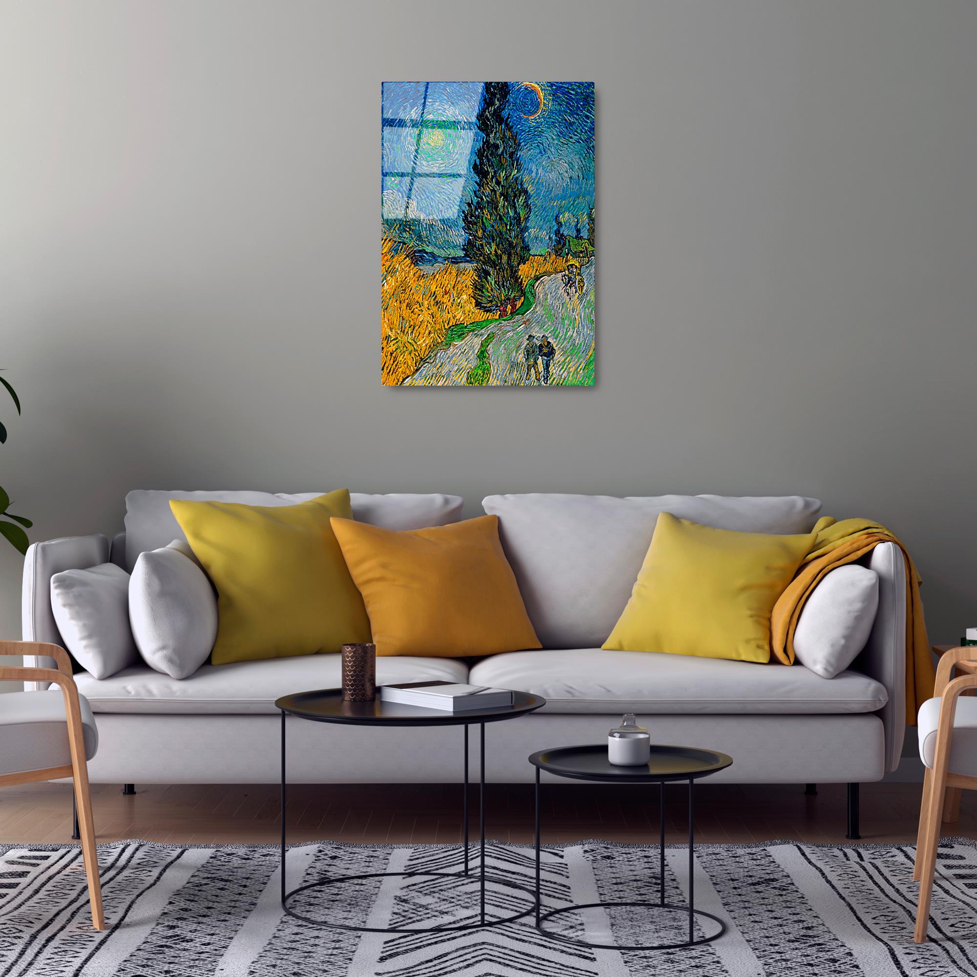 UV-408 Baskılı Cam Dikdörtgen Duvar Tablosu | ByLamp