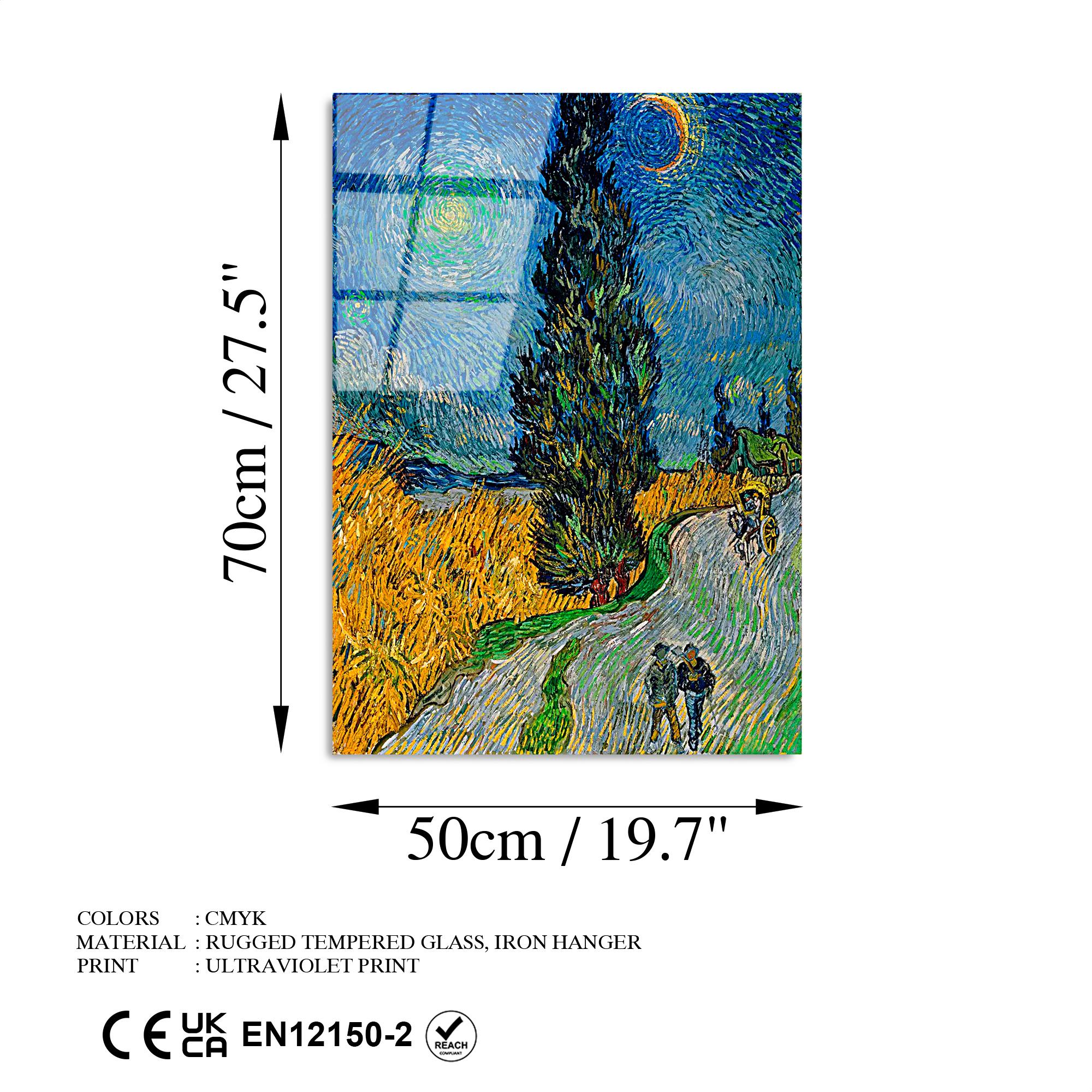 UV-408 Baskılı Cam Dikdörtgen Duvar Tablosu | ByLamp