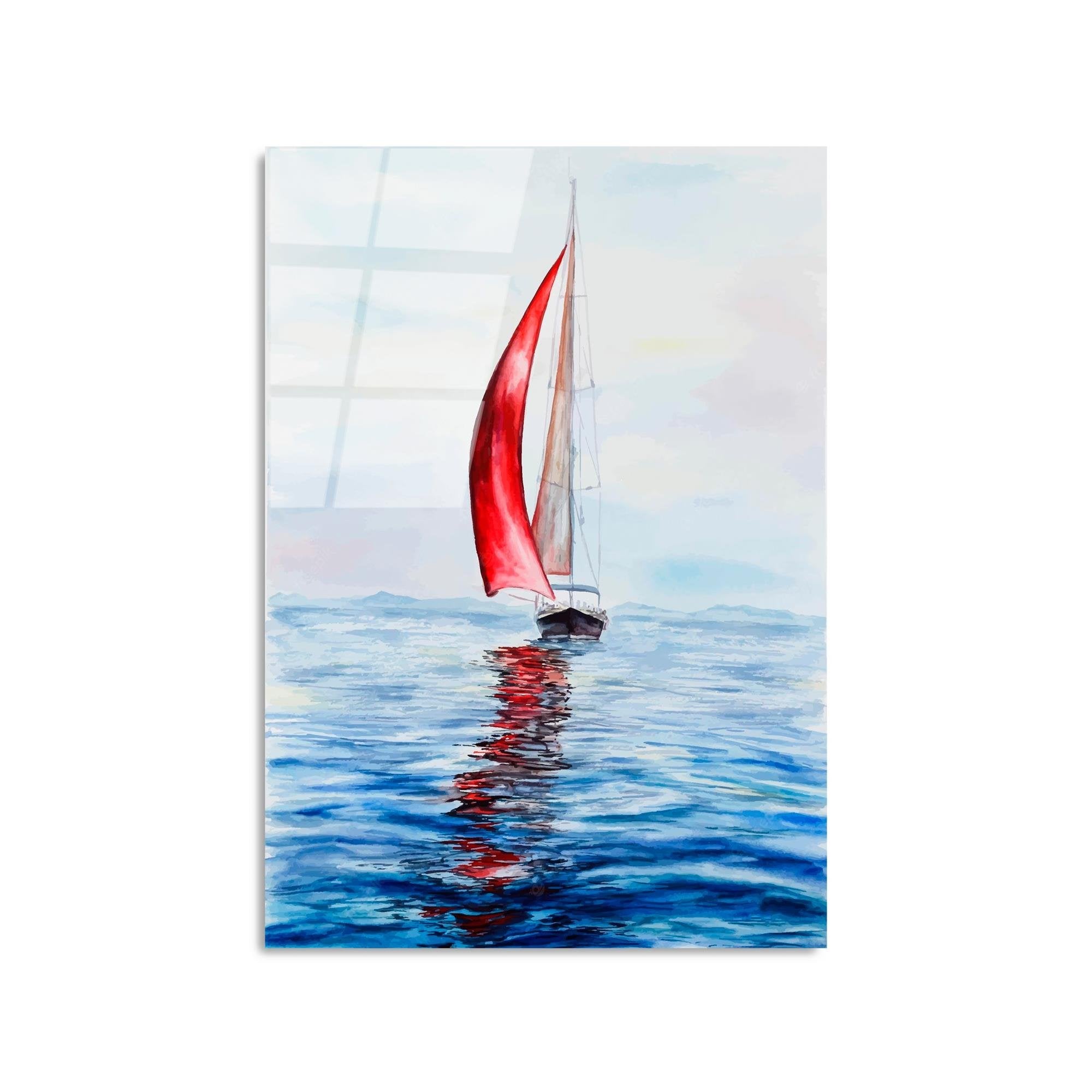 UV-411 Baskılı Cam Dikdörtgen Duvar Tablosu | ByLamp