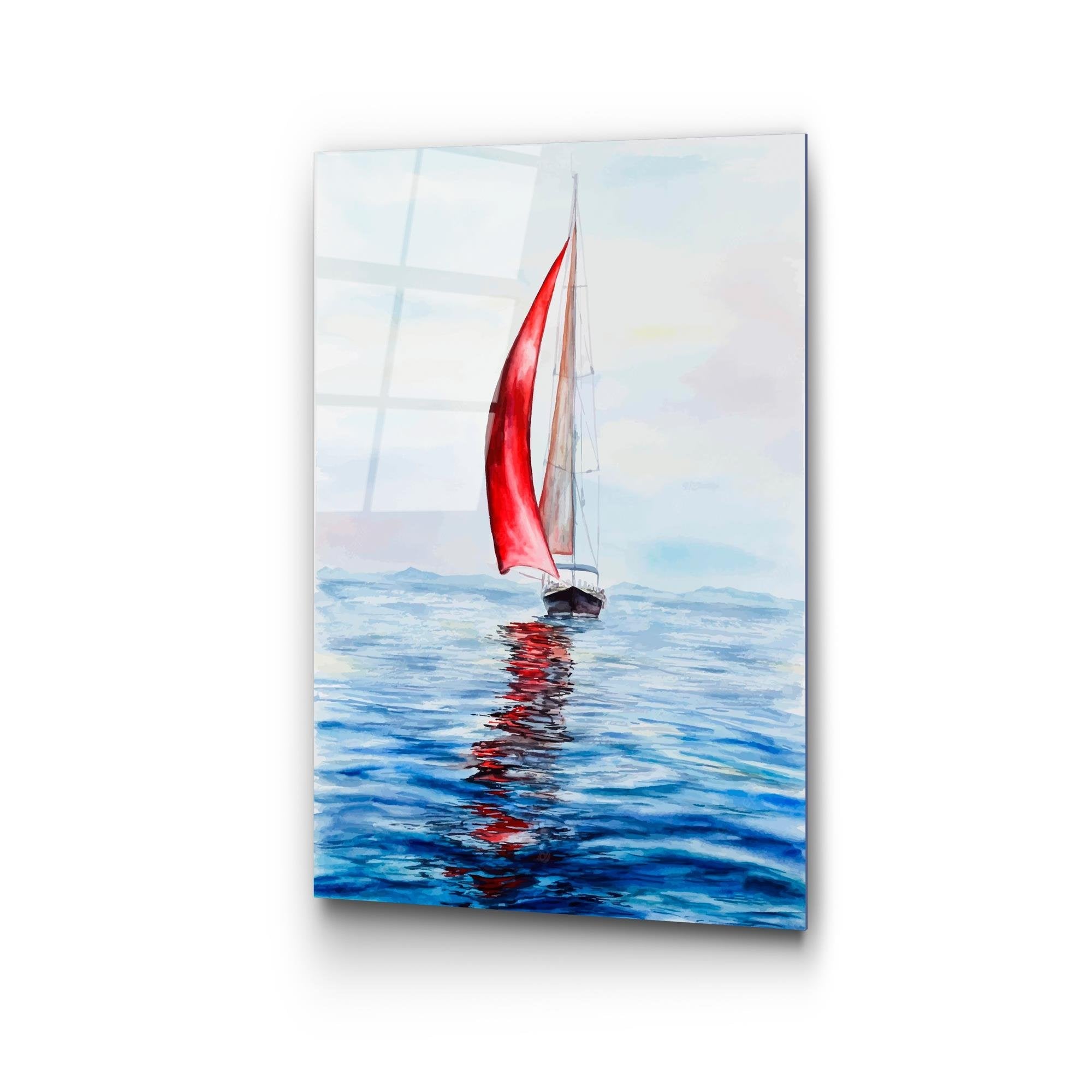 UV-411 Baskılı Cam Dikdörtgen Duvar Tablosu | ByLamp