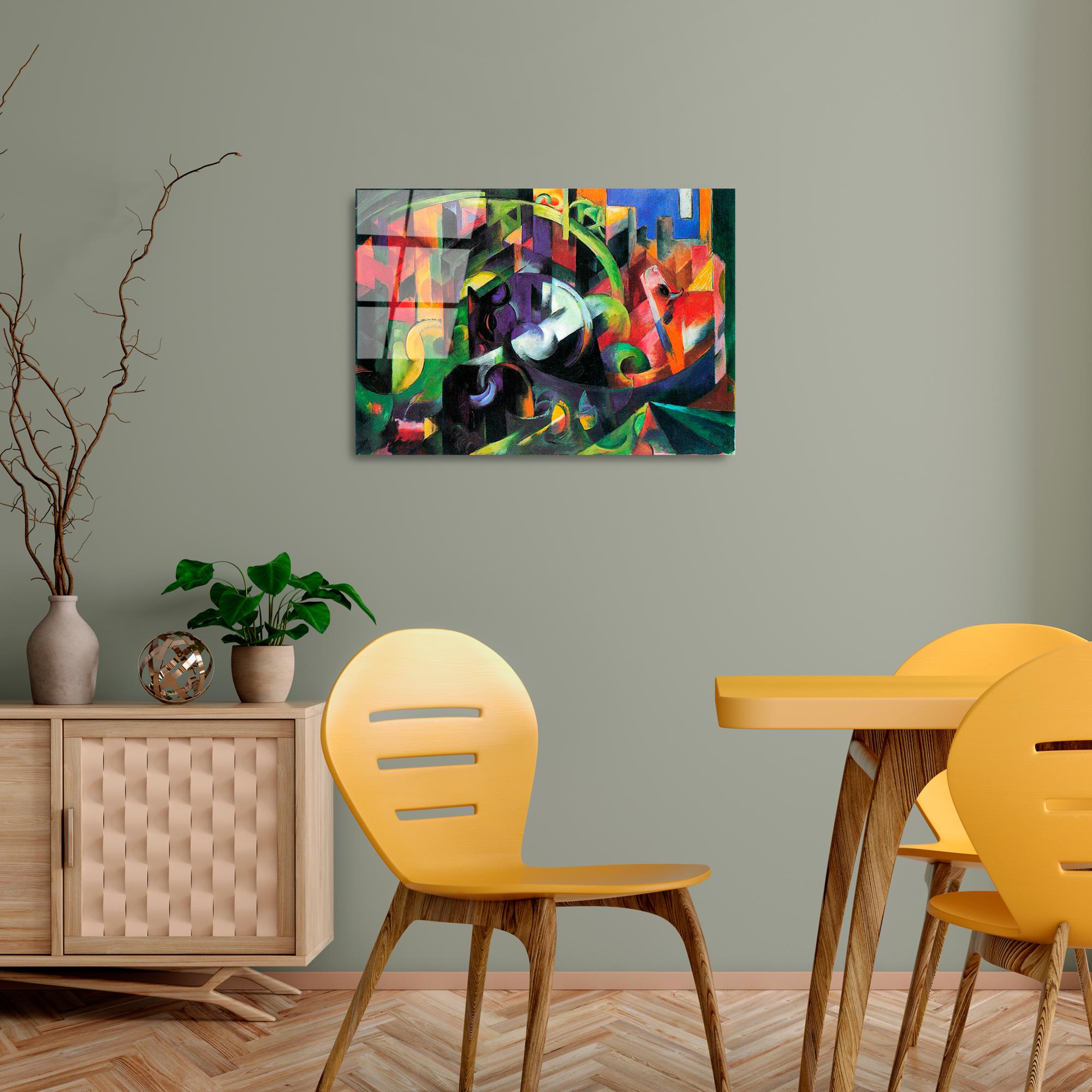 UV-412 Baskılı Cam Dikdörtgen Duvar Tablosu | ByLamp