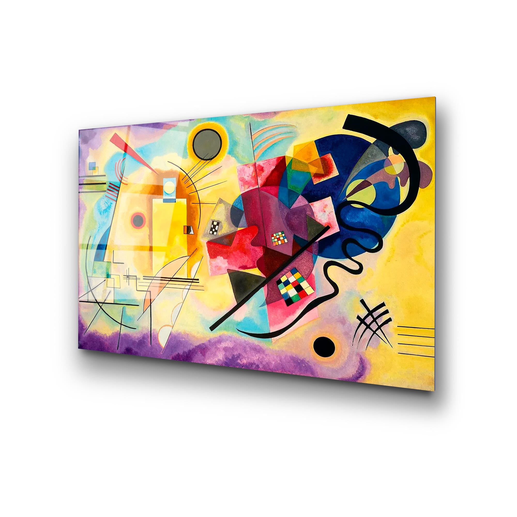 UV-413 Baskılı Cam Dikdörtgen Duvar Tablosu | ByLamp