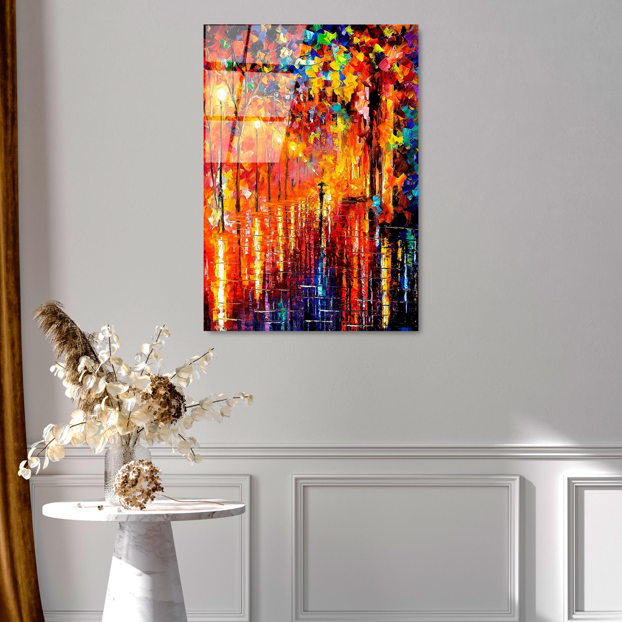 UV-416 Baskılı Cam Dikdörtgen Duvar Tablosu | ByLamp