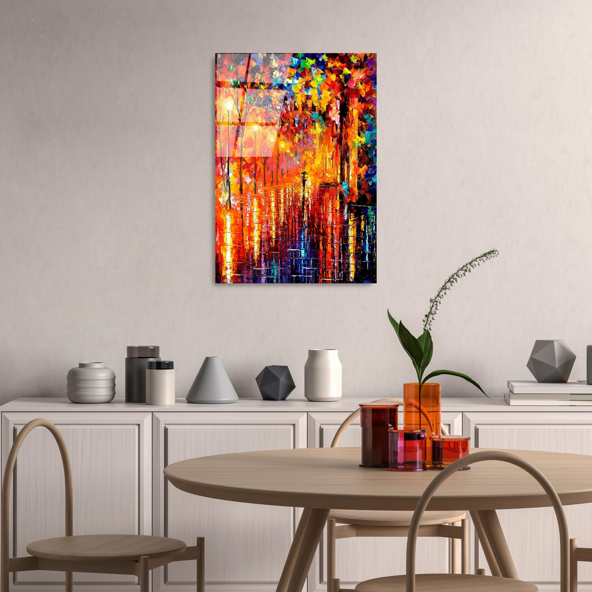 UV-416 Baskılı Cam Dikdörtgen Duvar Tablosu | ByLamp