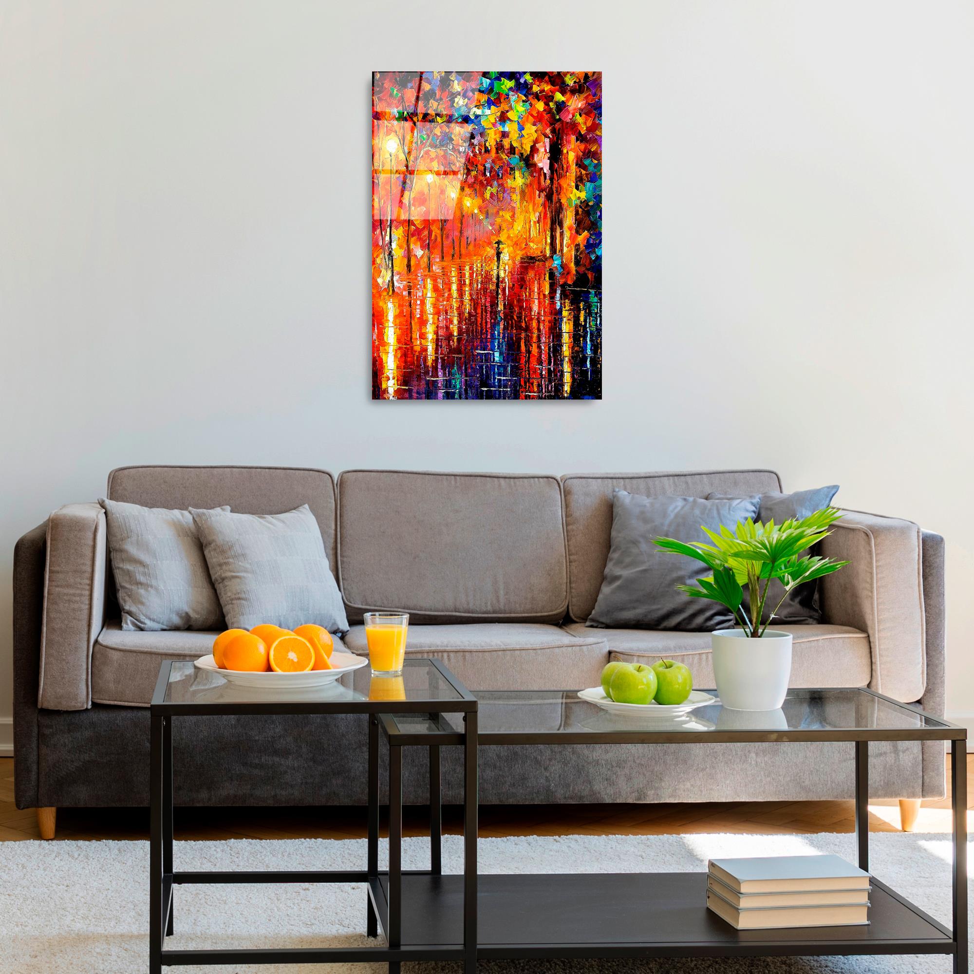 UV-416 Baskılı Cam Dikdörtgen Duvar Tablosu | ByLamp