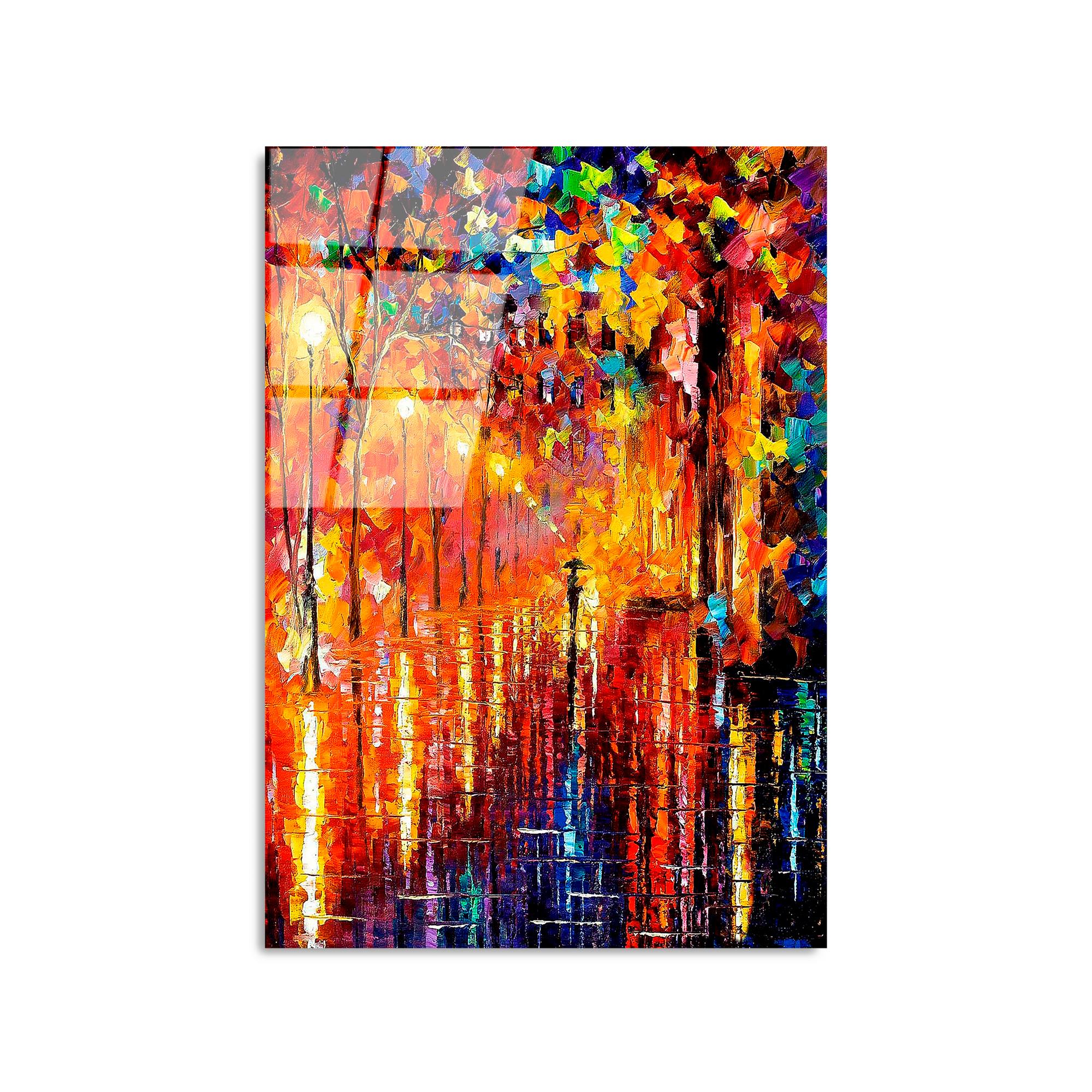 UV-416 Baskılı Cam Dikdörtgen Duvar Tablosu | ByLamp