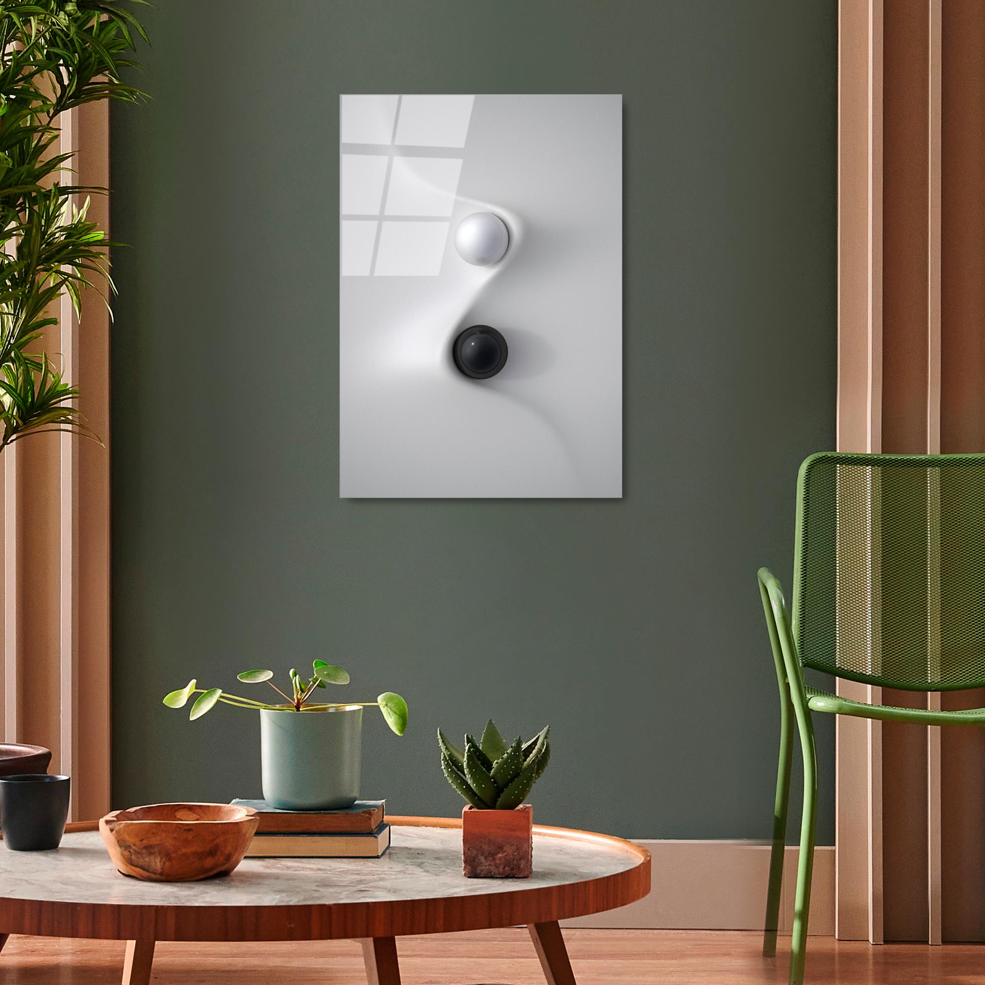 UV-417 Baskılı Cam Dikdörtgen Duvar Tablosu | ByLamp