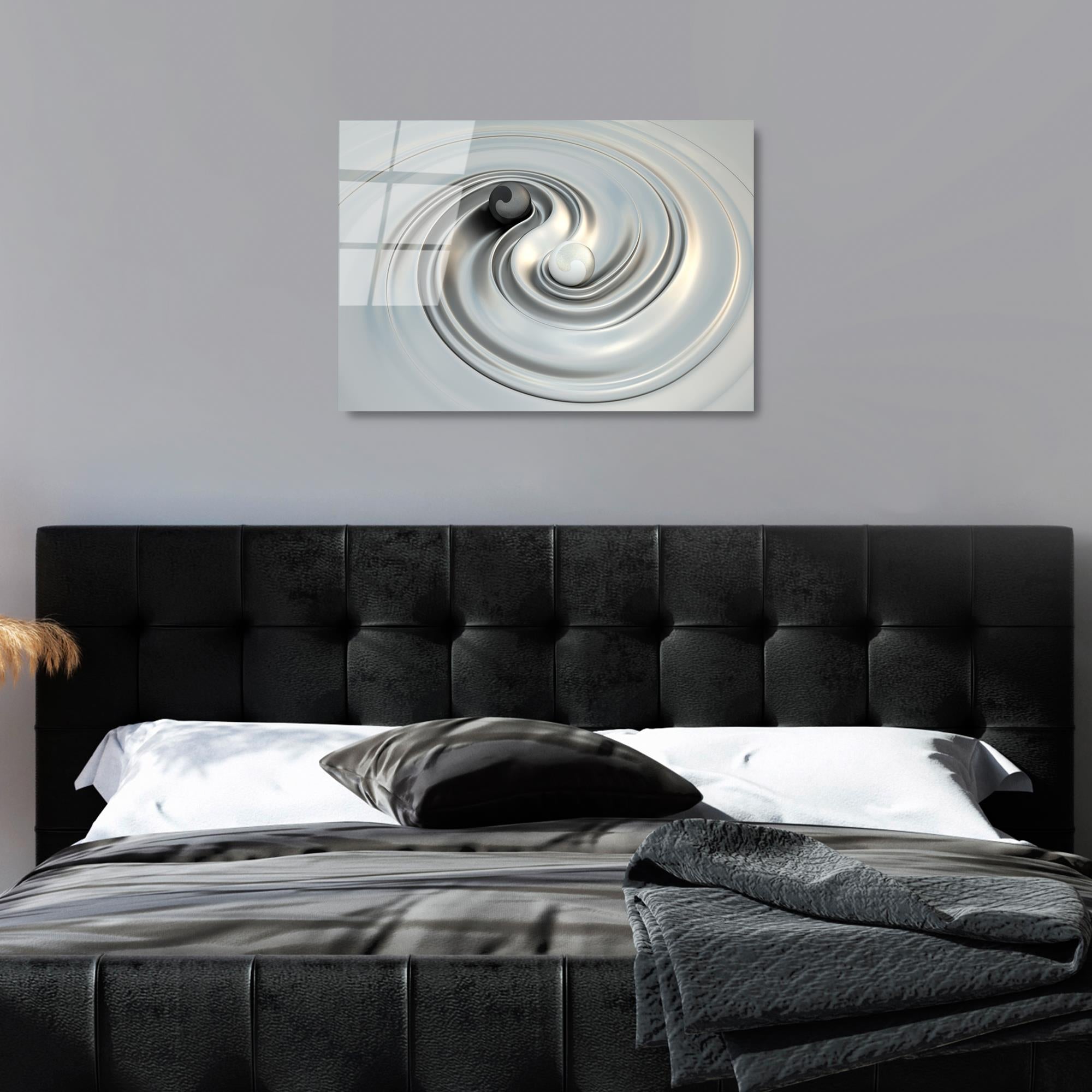 UV-418 Baskılı Cam Dikdörtgen Duvar Tablosu | ByLamp