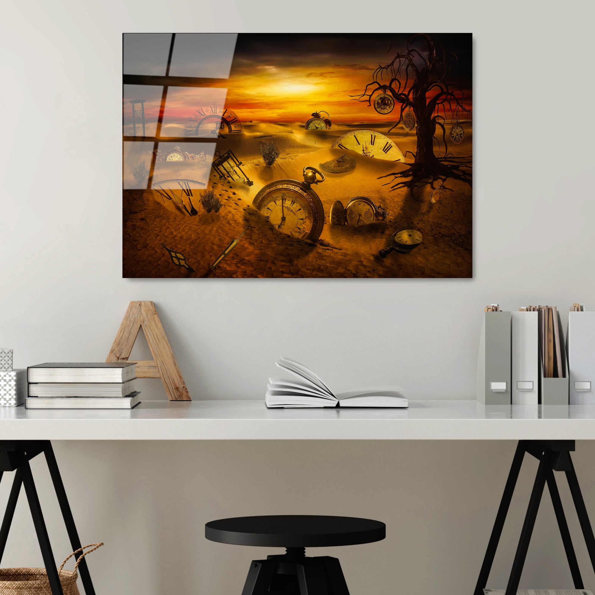 UV-420 Baskılı Cam Dikdörtgen Duvar Tablosu | ByLamp