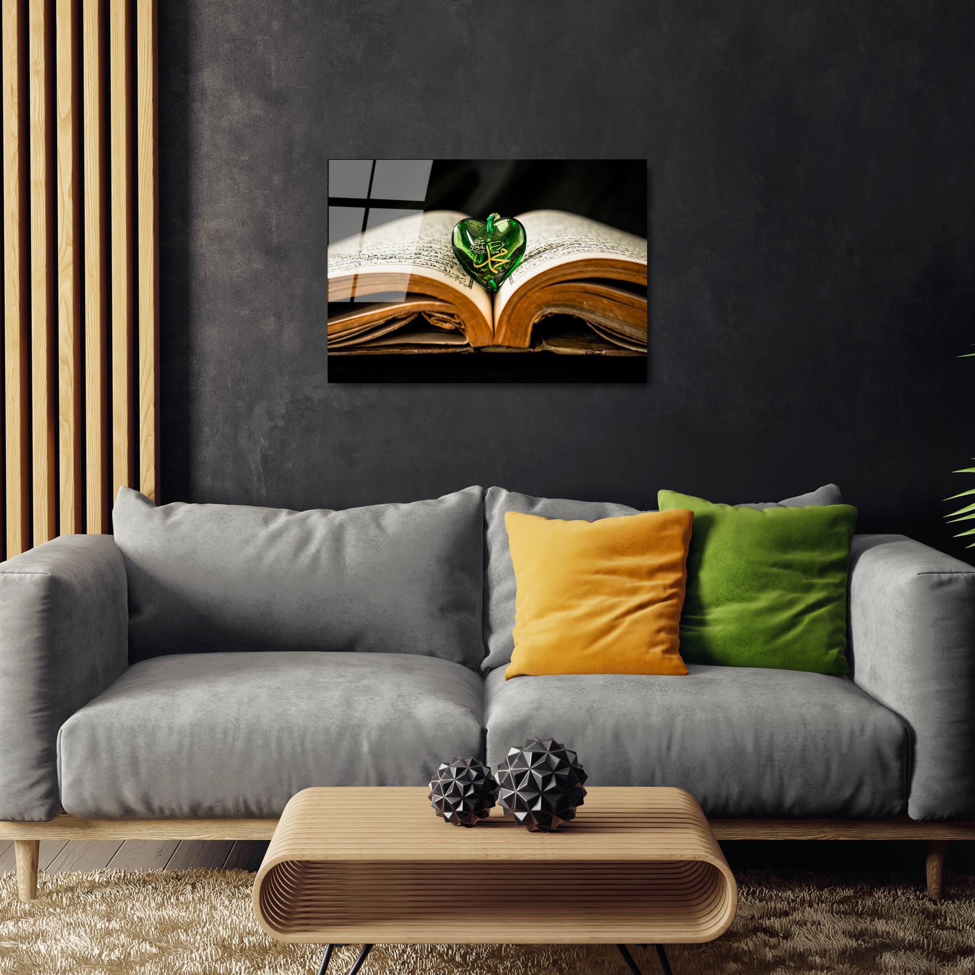 UV-421 Baskılı Cam Dikdörtgen Duvar Tablosu | ByLamp