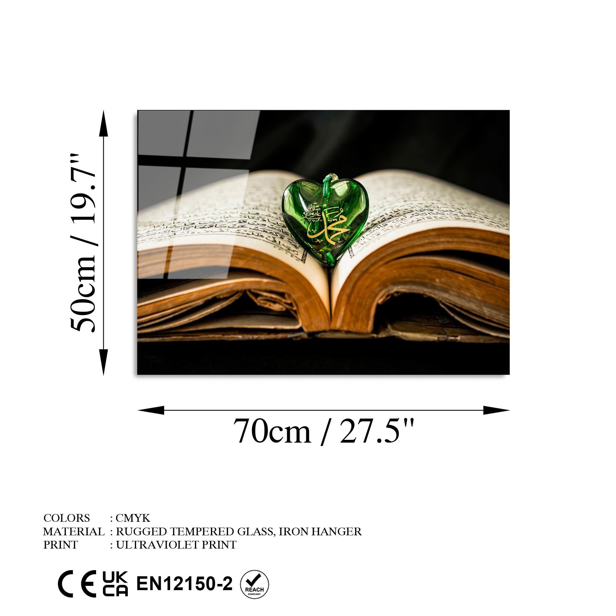 UV-421 Baskılı Cam Dikdörtgen Duvar Tablosu | ByLamp