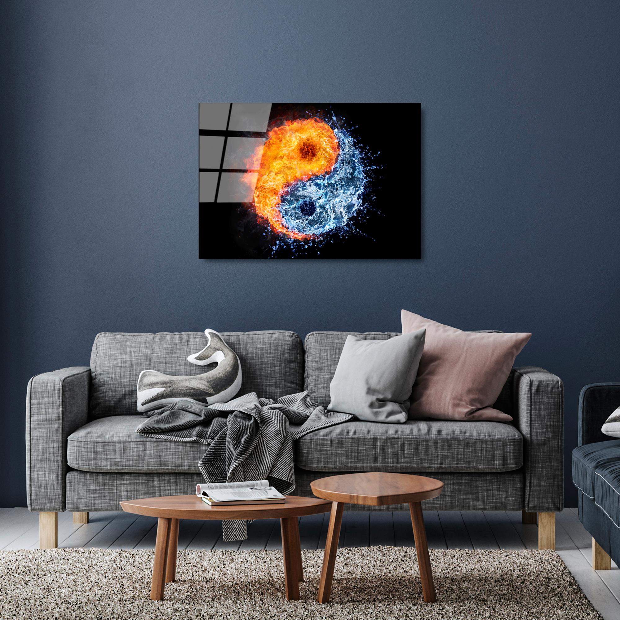 UV-422 Baskılı Cam Dikdörtgen Duvar Tablosu | ByLamp