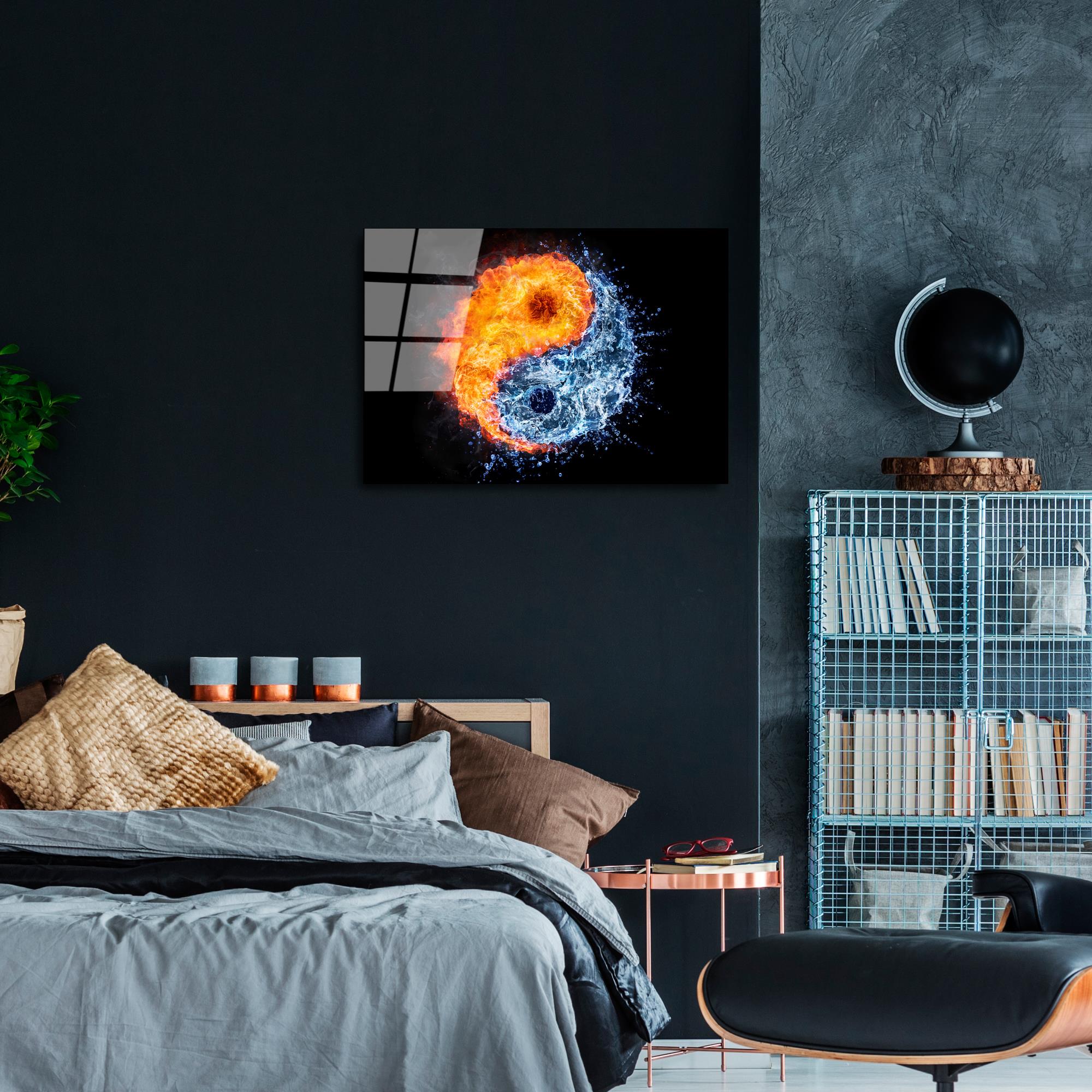 UV-422 Baskılı Cam Dikdörtgen Duvar Tablosu | ByLamp