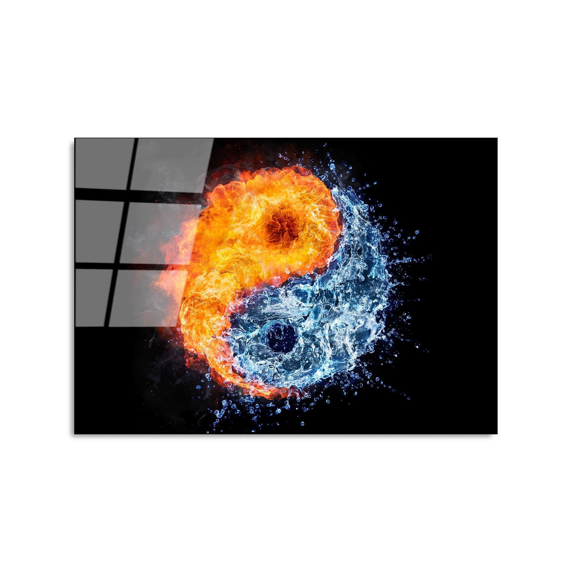 UV-422 Baskılı Cam Dikdörtgen Duvar Tablosu | ByLamp