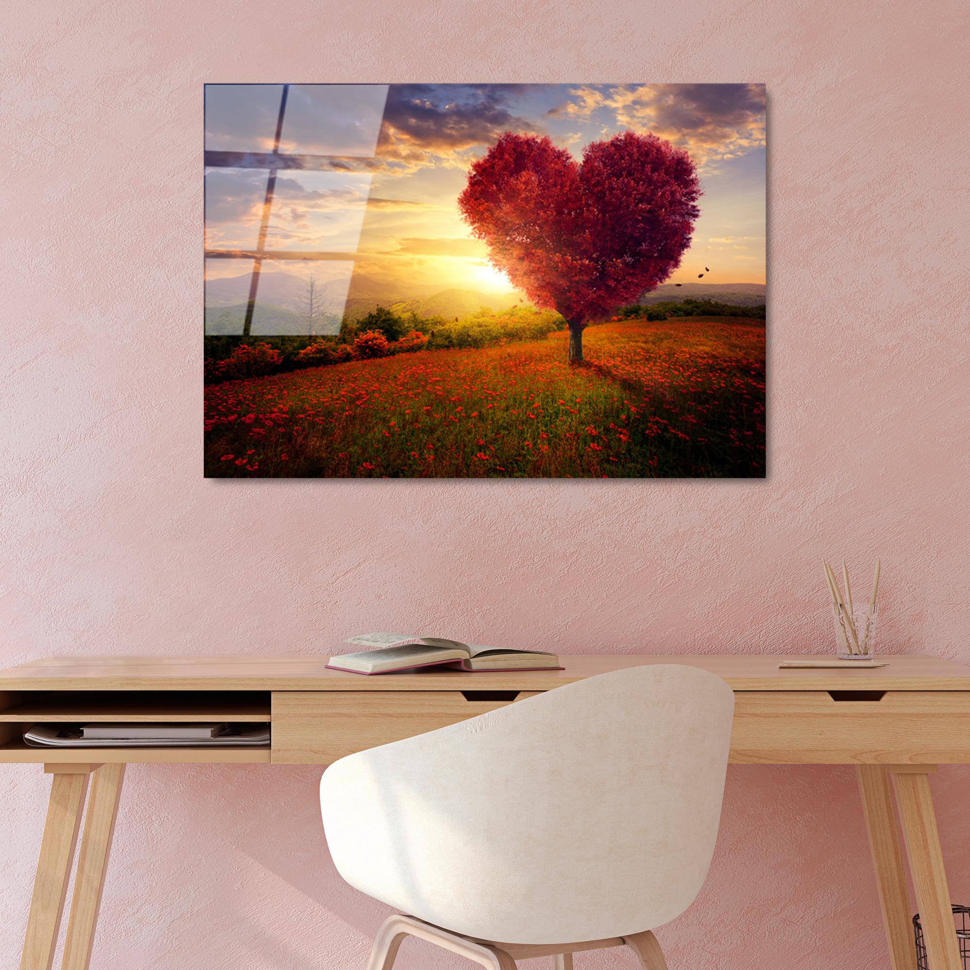 UV-424 Baskılı Cam Dikdörtgen Duvar Tablosu | ByLamp