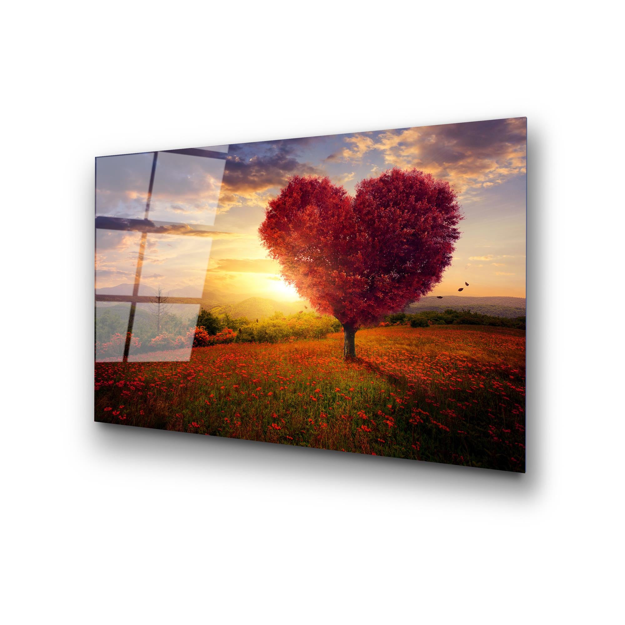 UV-424 Baskılı Cam Dikdörtgen Duvar Tablosu | ByLamp