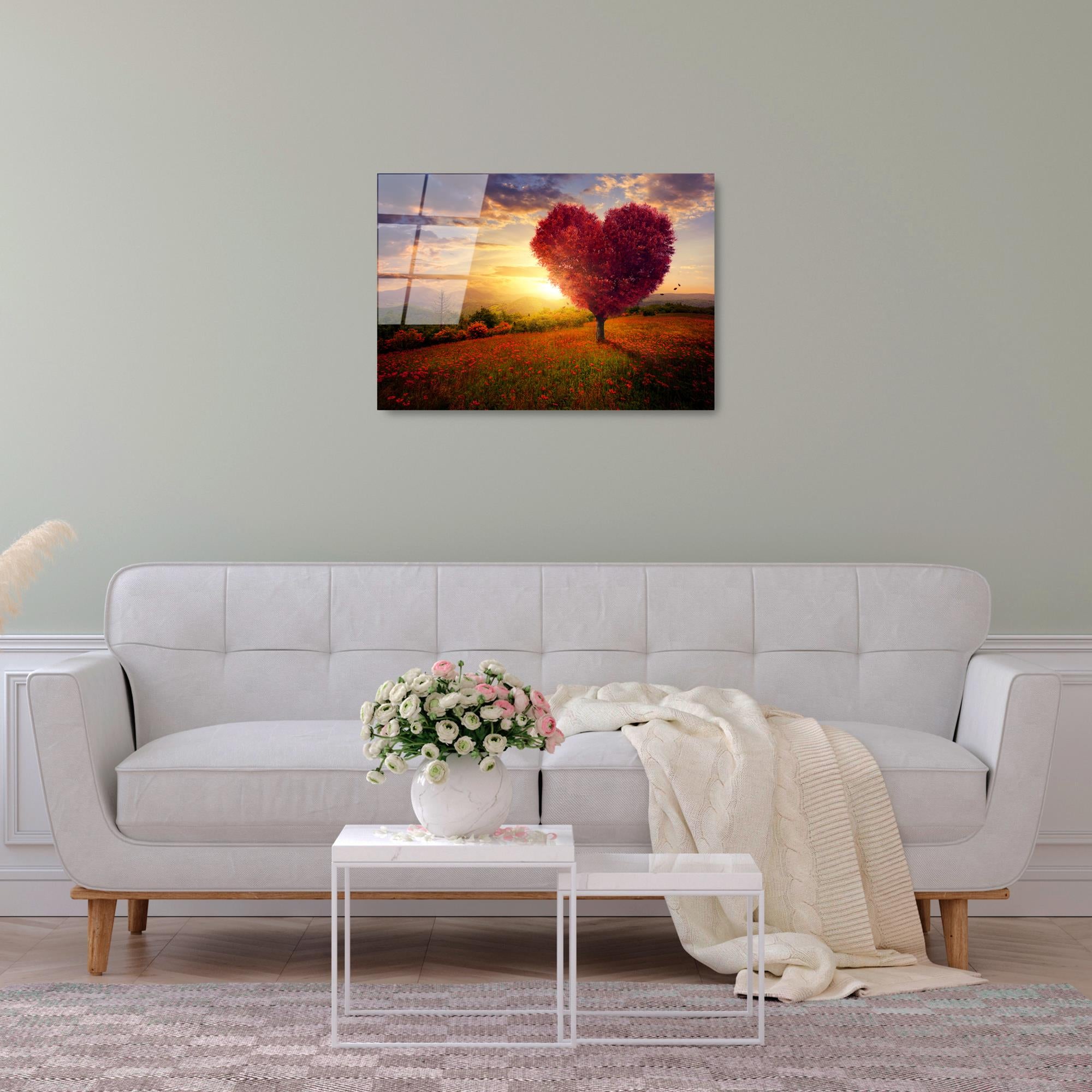 UV-424 Baskılı Cam Dikdörtgen Duvar Tablosu | ByLamp