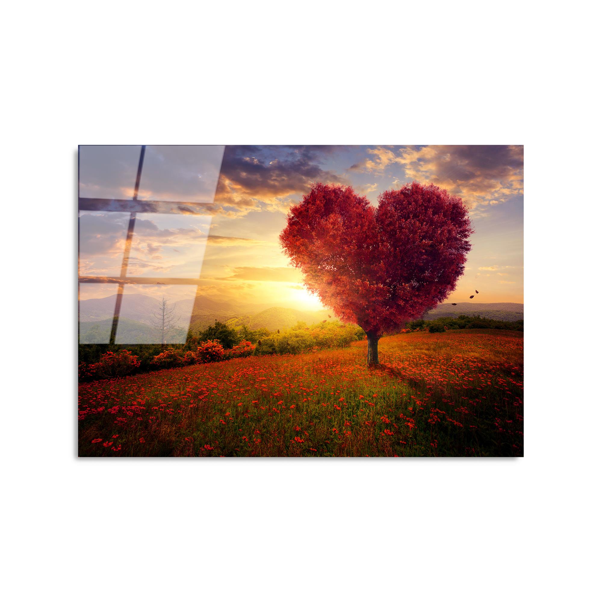 UV-424 Baskılı Cam Dikdörtgen Duvar Tablosu | ByLamp