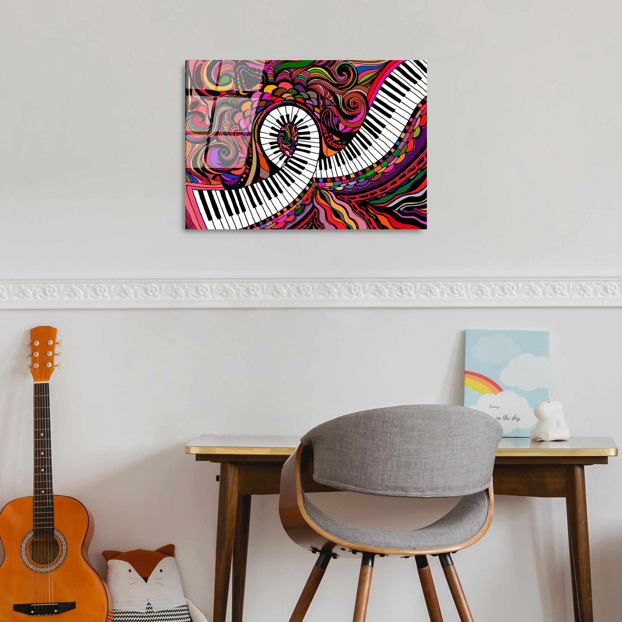 UV-429 Baskılı Cam Dikdörtgen Duvar Tablosu | ByLamp