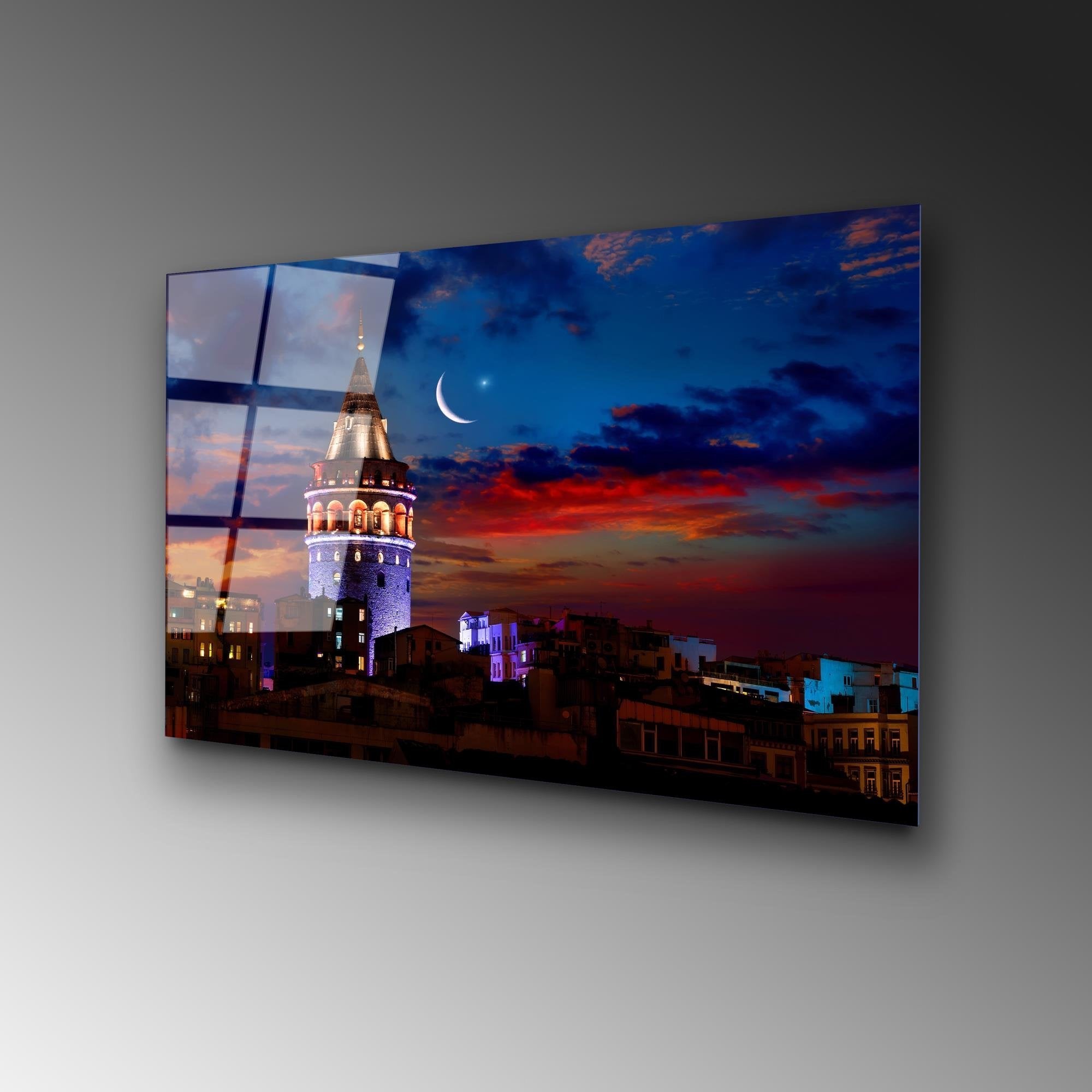 UV-430 Baskılı Cam Dikdörtgen Duvar Tablosu | ByLamp