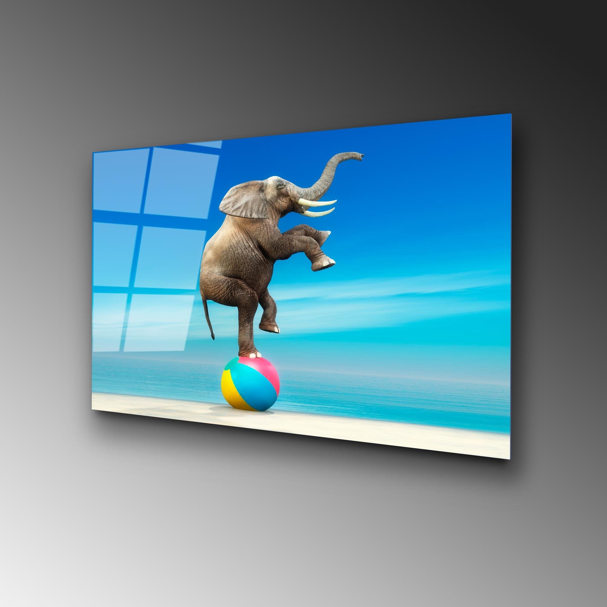 UV-431 Baskılı Cam Dikdörtgen Duvar Tablosu | ByLamp