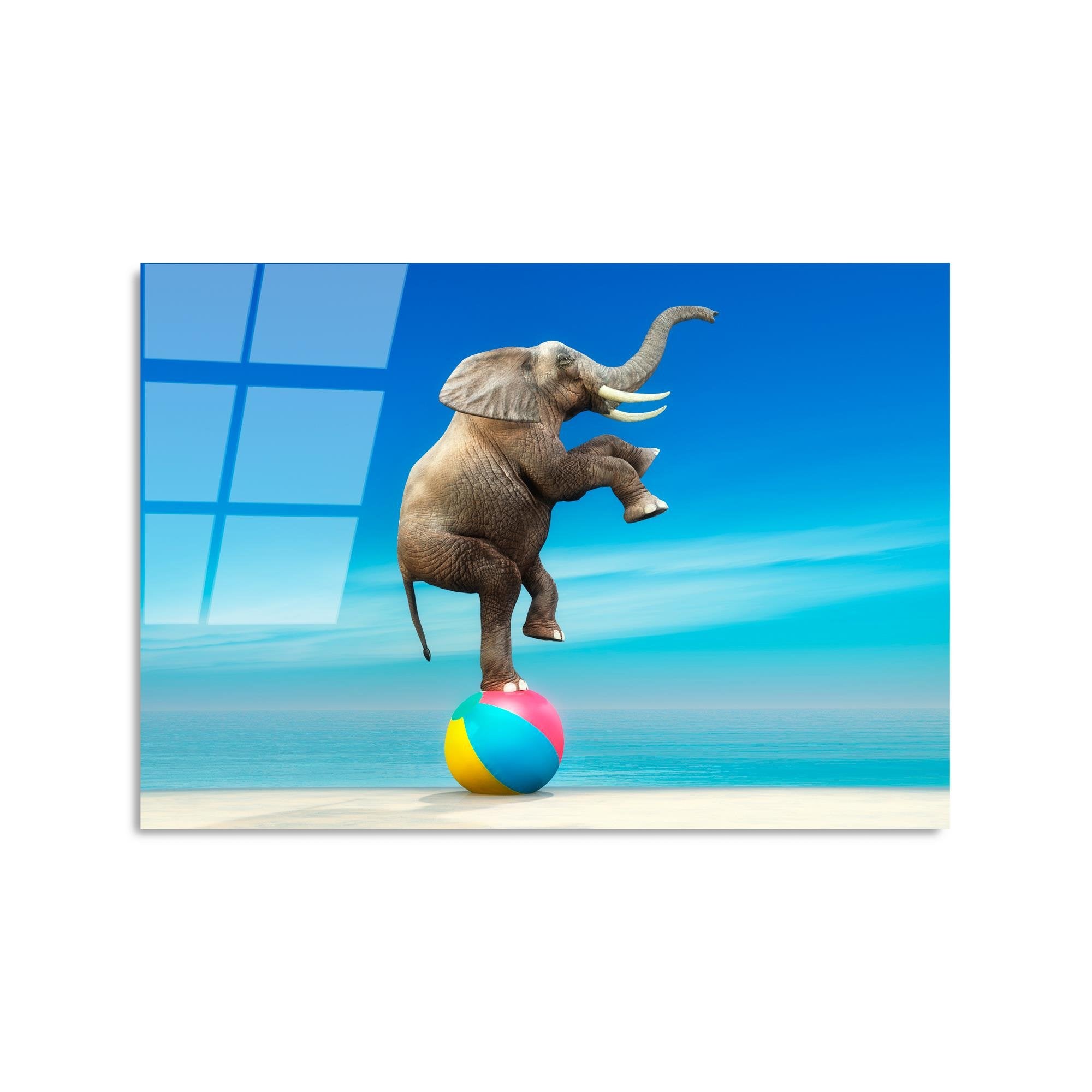 UV-431 Baskılı Cam Dikdörtgen Duvar Tablosu | ByLamp