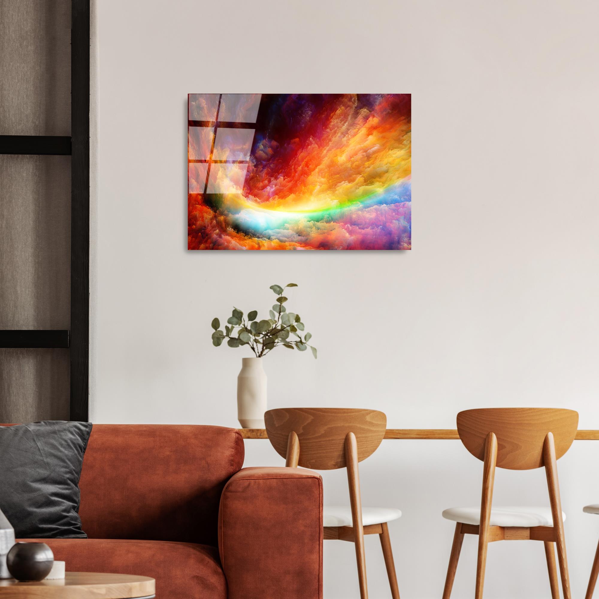 UV-432 Baskılı Cam Dikdörtgen Duvar Tablosu | ByLamp