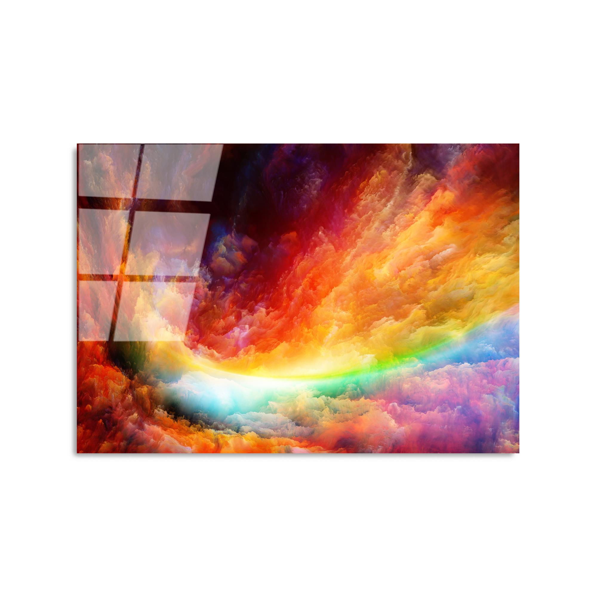 UV-432 Baskılı Cam Dikdörtgen Duvar Tablosu | ByLamp