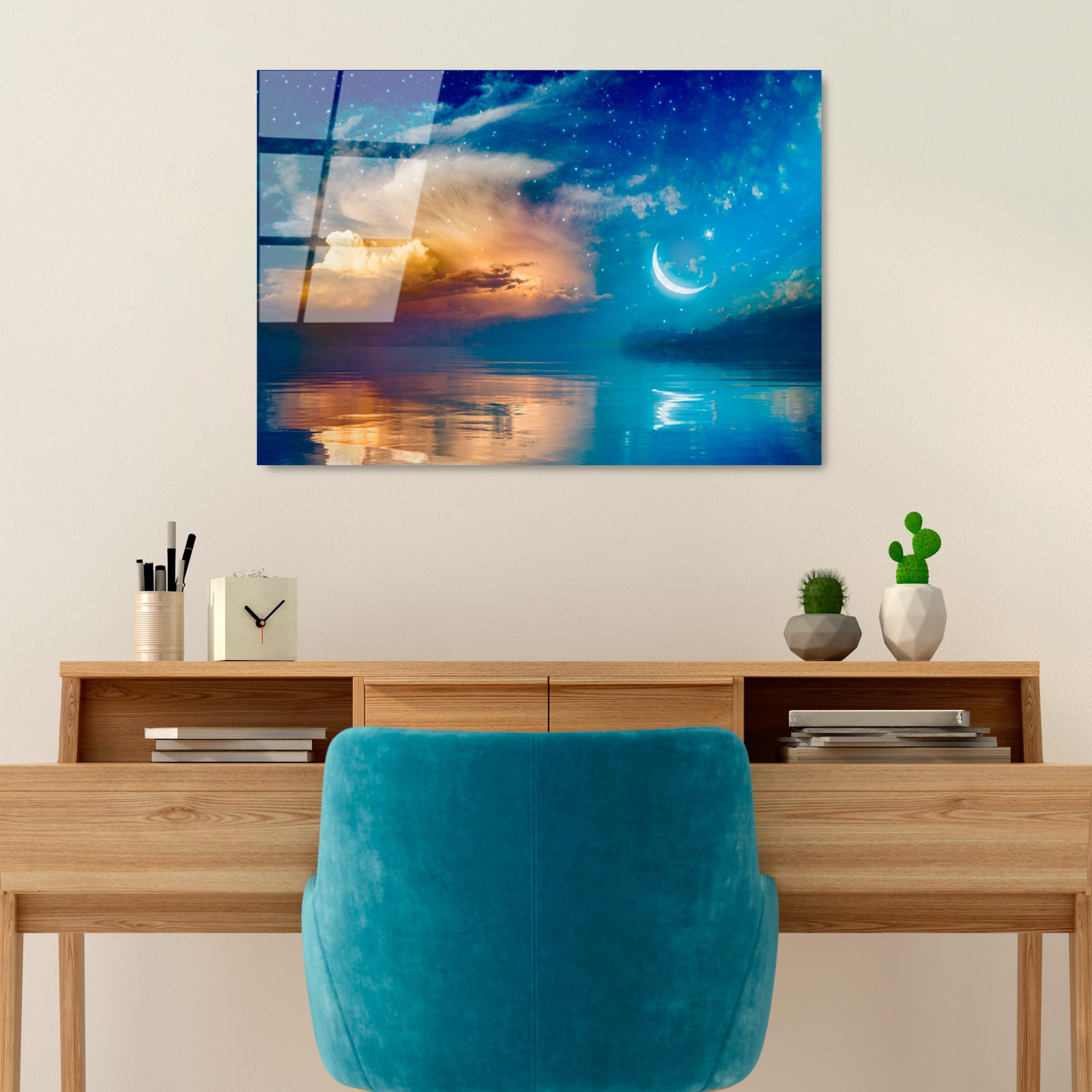 UV-434 Baskılı Cam Dikdörtgen Duvar Tablosu | ByLamp