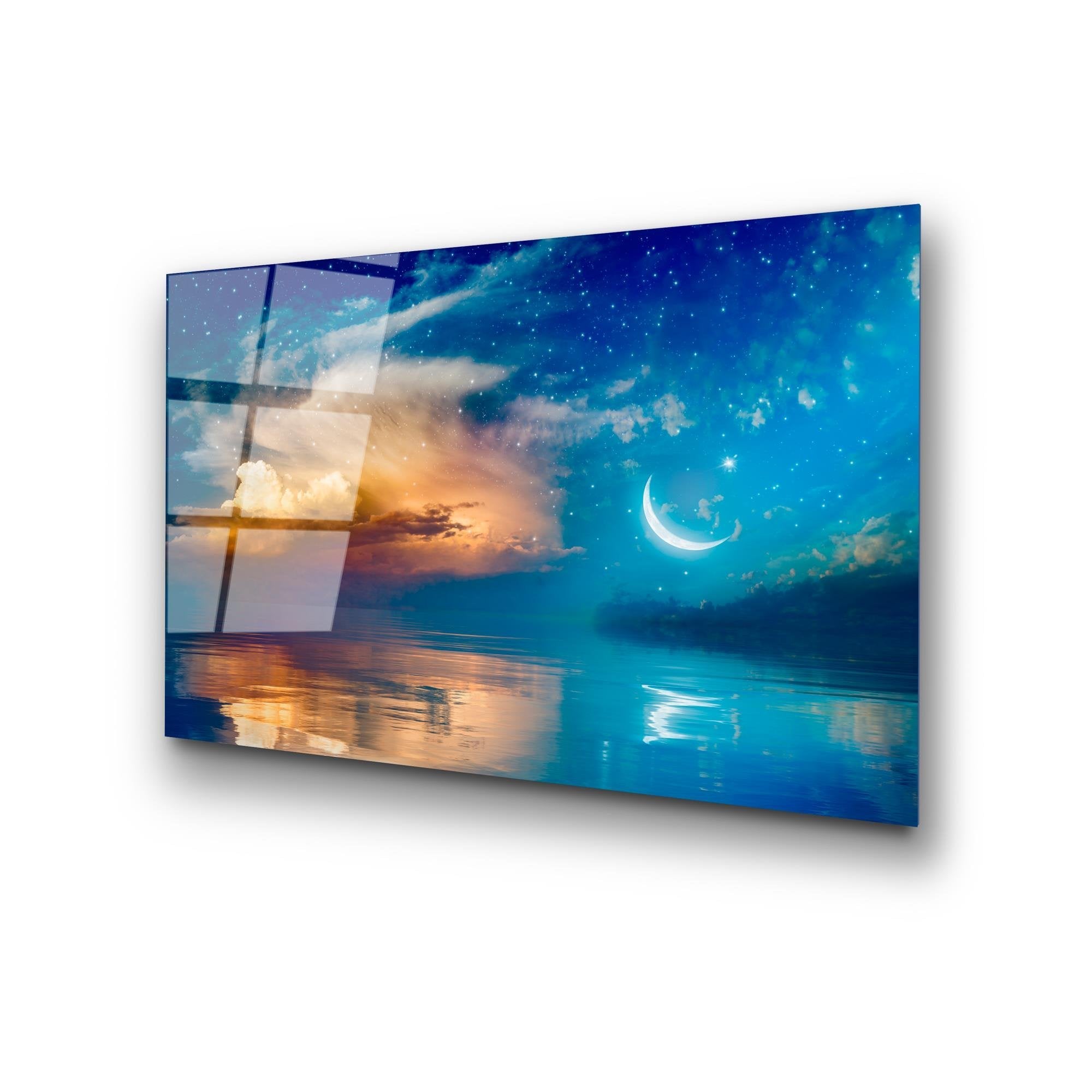 UV-434 Baskılı Cam Dikdörtgen Duvar Tablosu | ByLamp