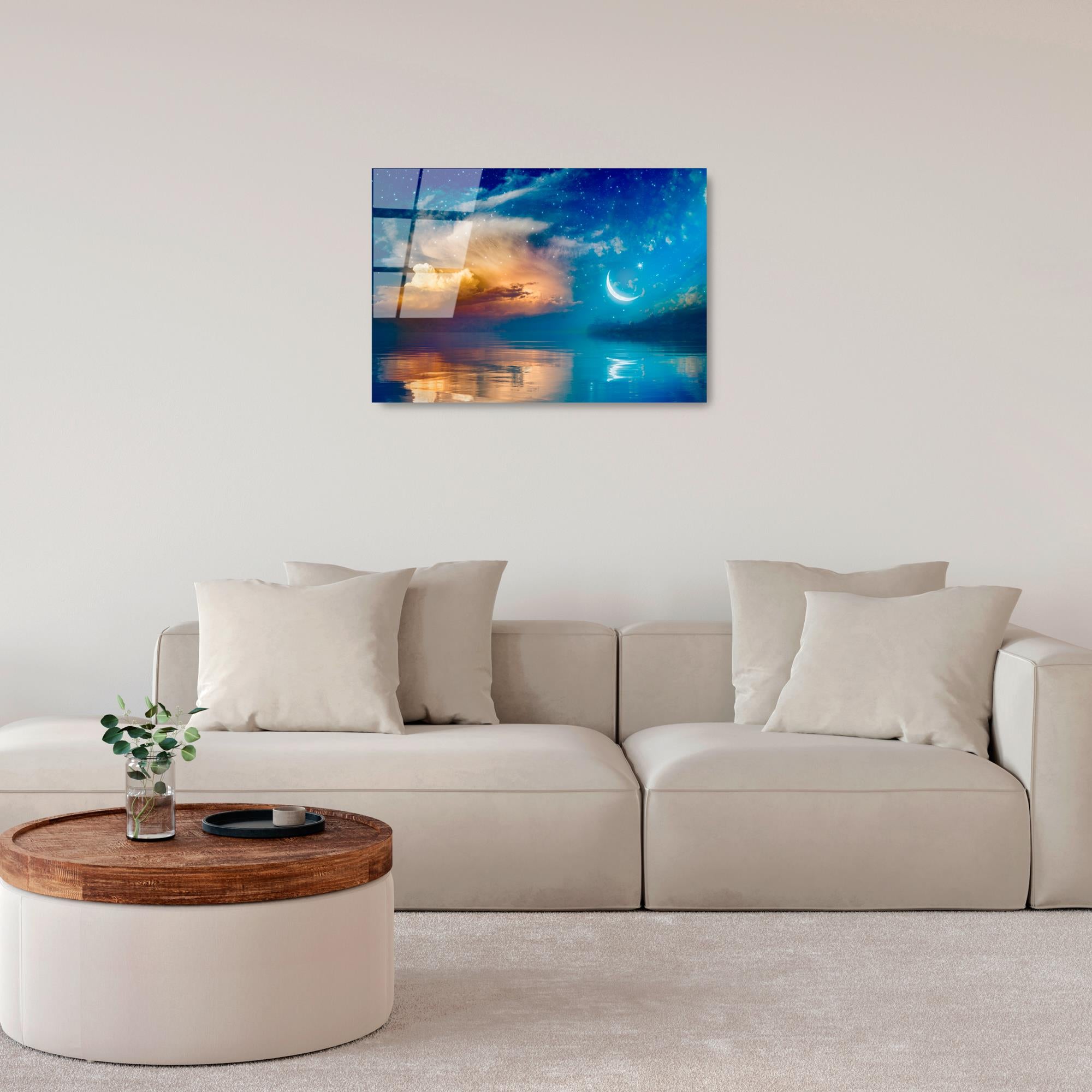 UV-434 Baskılı Cam Dikdörtgen Duvar Tablosu | ByLamp