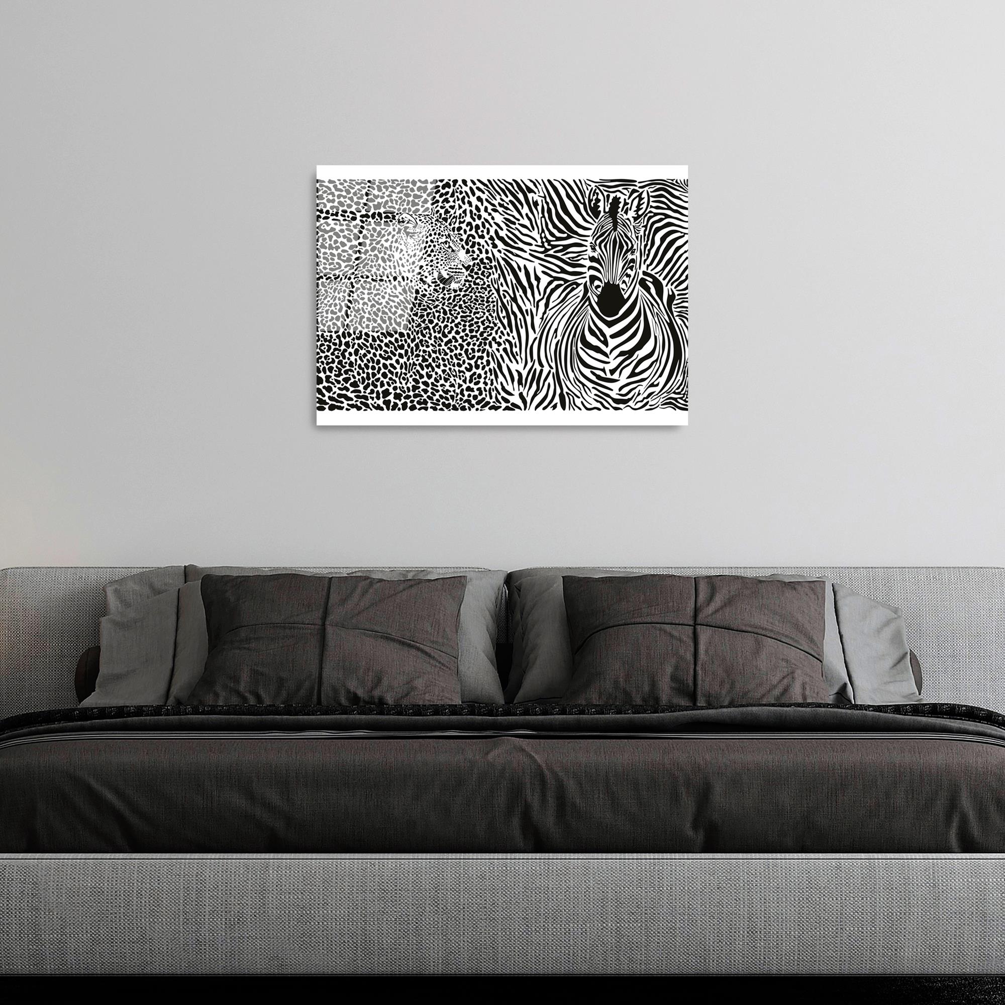 UV-435 Baskılı Cam Dikdörtgen Duvar Tablosu | ByLamp